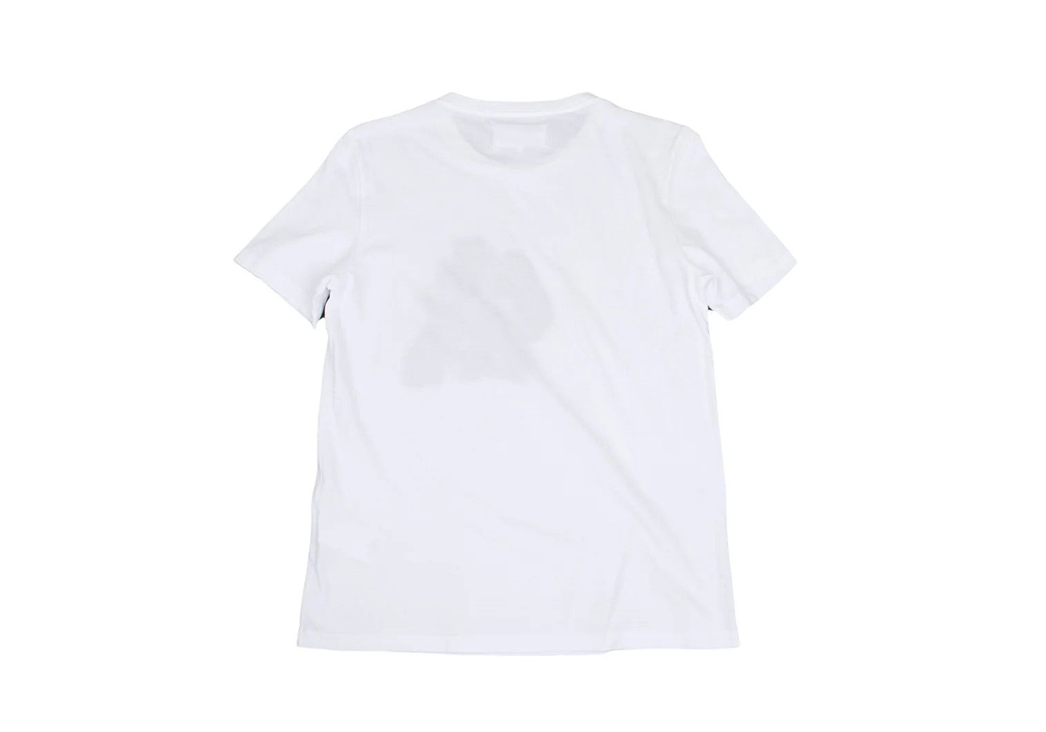 Maison Margiela Cotton Front Embroidered Design T-Shirt in White and Navy Size US S / EU 44-46 / 1 - 8 Thumbnail