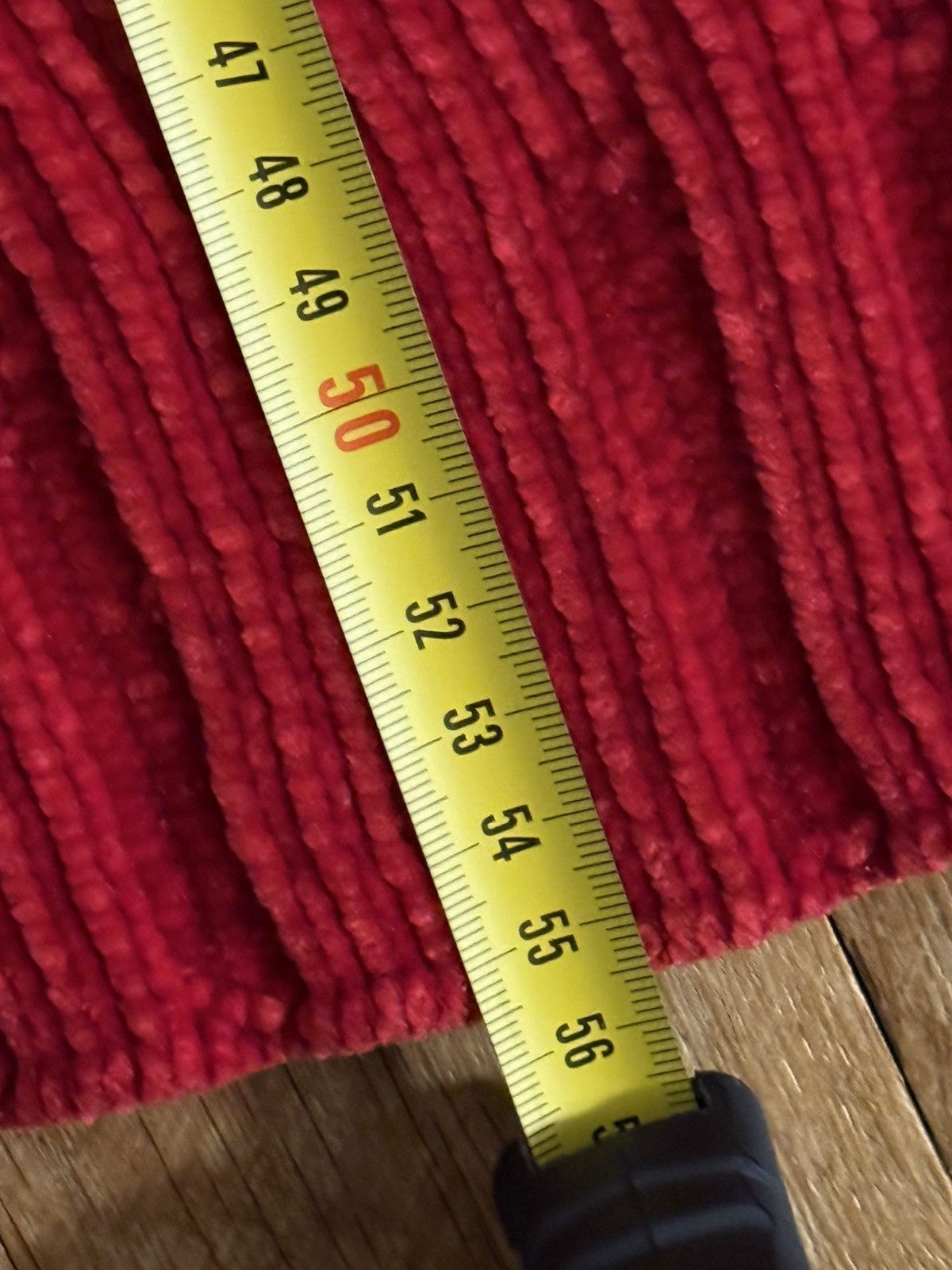 DKNY DKNY Red Chenille Knit “DK/NY” Sweater Size L / US 10 / IT 46 - 6 Thumbnail