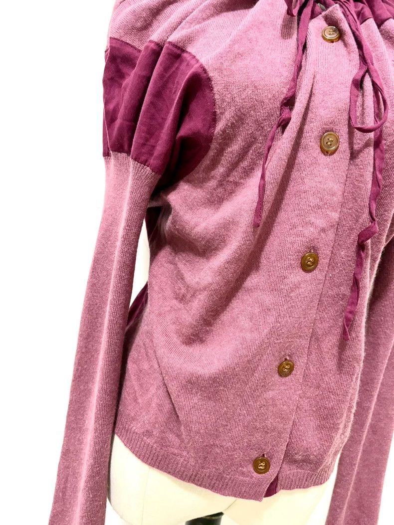 Vivienne Westwood Vivienne Westwood Pink patchwork petal collar sweater Size M / US 6-8 / IT 42-44 - 3 Thumbnail
