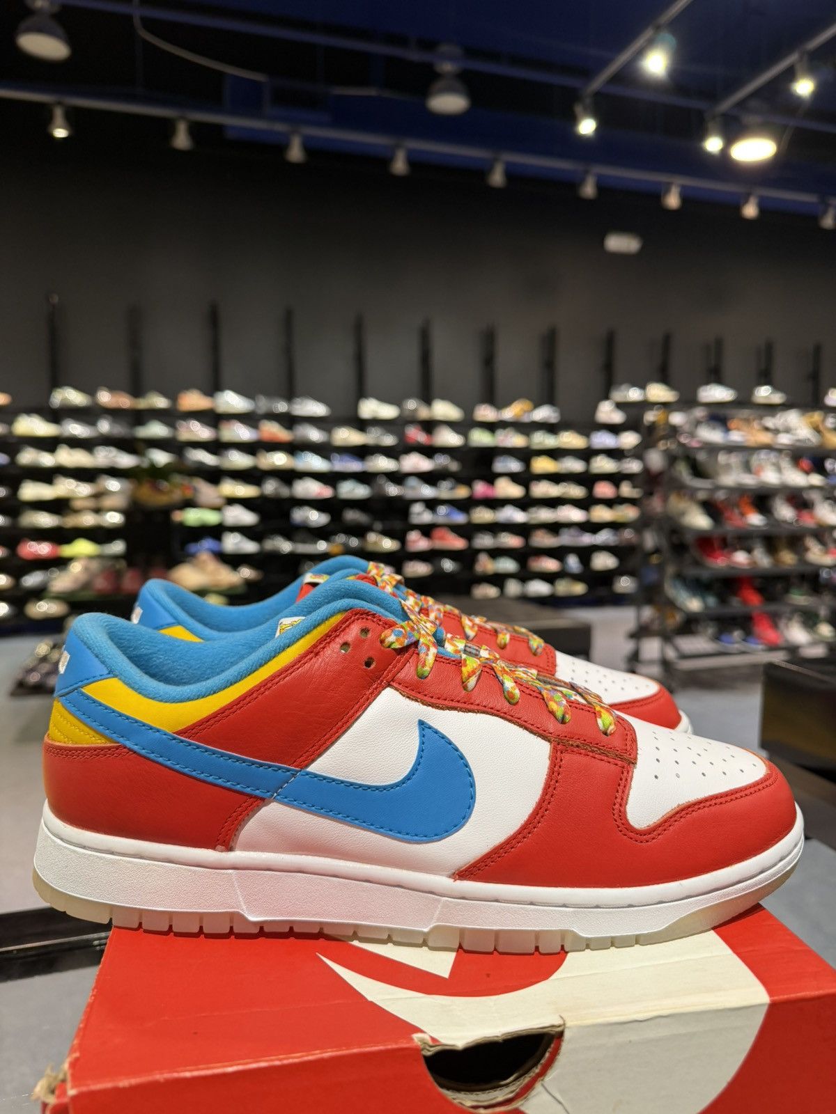 Nike Size 10 - Nike Dunk Low Fruity Pebbles Lebron James Size US 10 / EU 43 - 3 Thumbnail