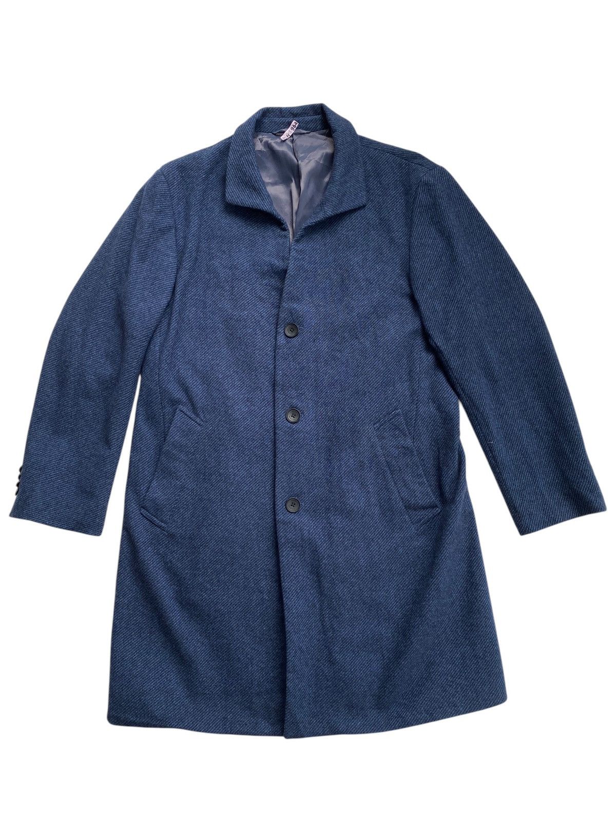 Issey Miyake × Japanese Brand × Tete Homme Tete Homme Wool Long Jacket Size US L / EU 52-54 / 3 - 2 Thumbnail