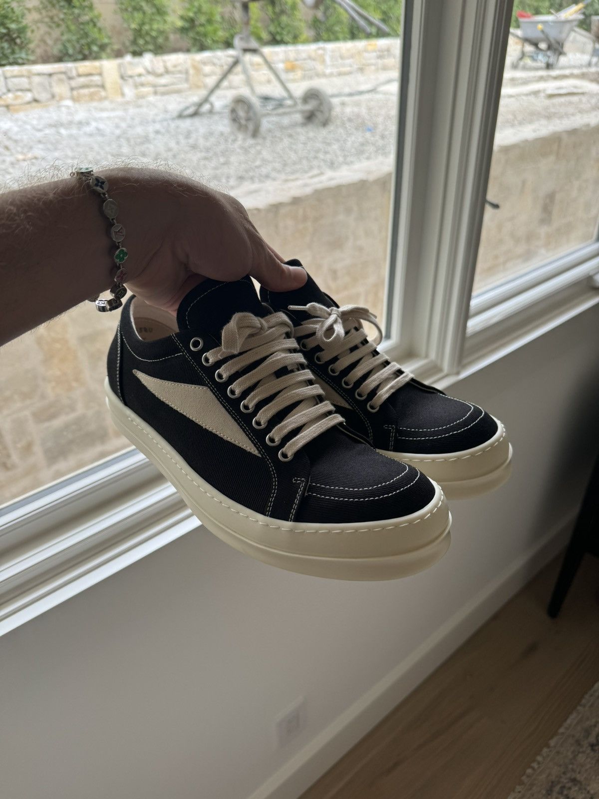 Rick Owen’s Vintage Sneaks Vans Black/Milk