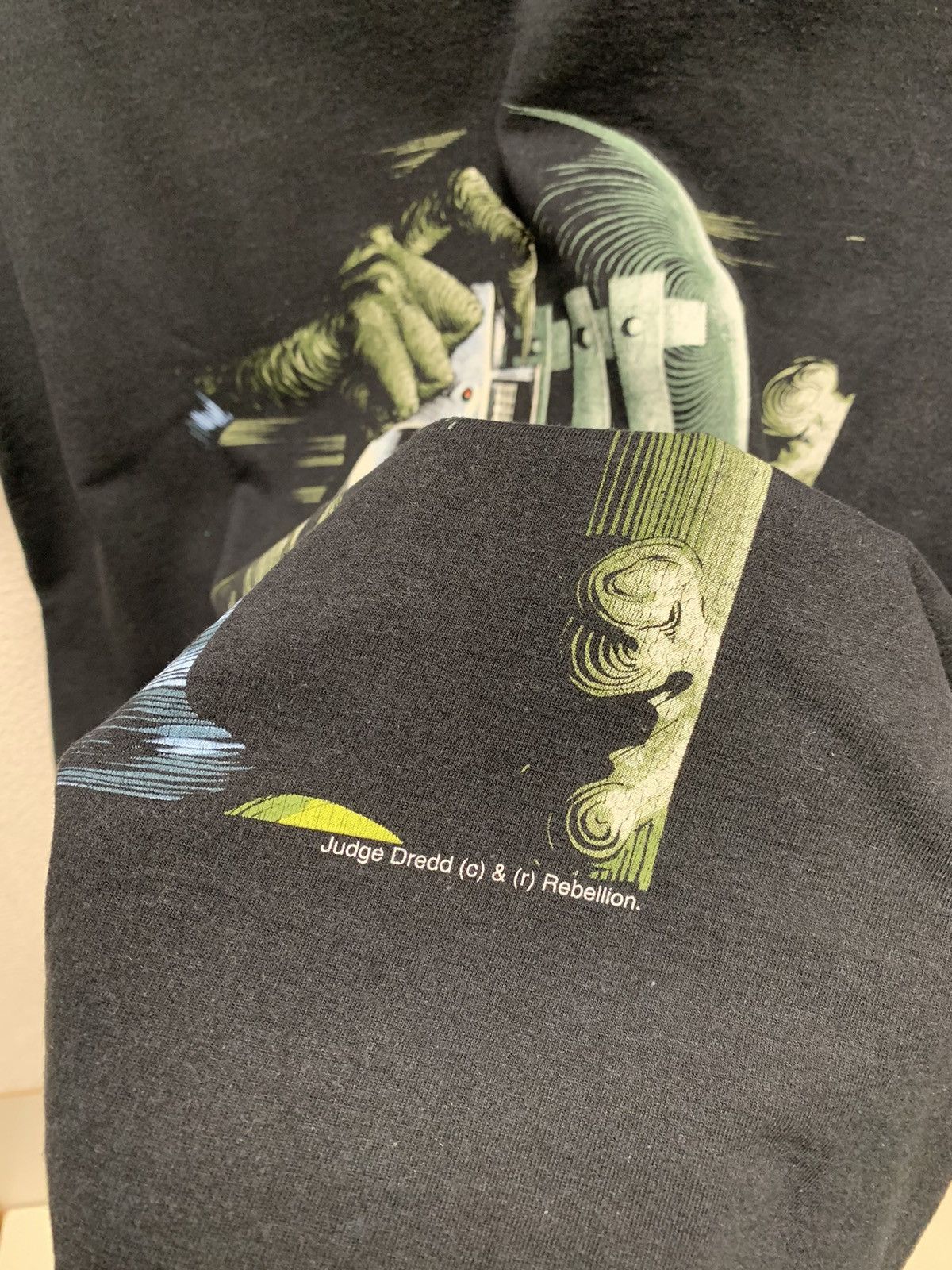 Vintage Judge Dredd black t-shirt vintage Rebellion Xl 1990-2000th Size US XL / EU 56 / 4 - 6 Thumbnail