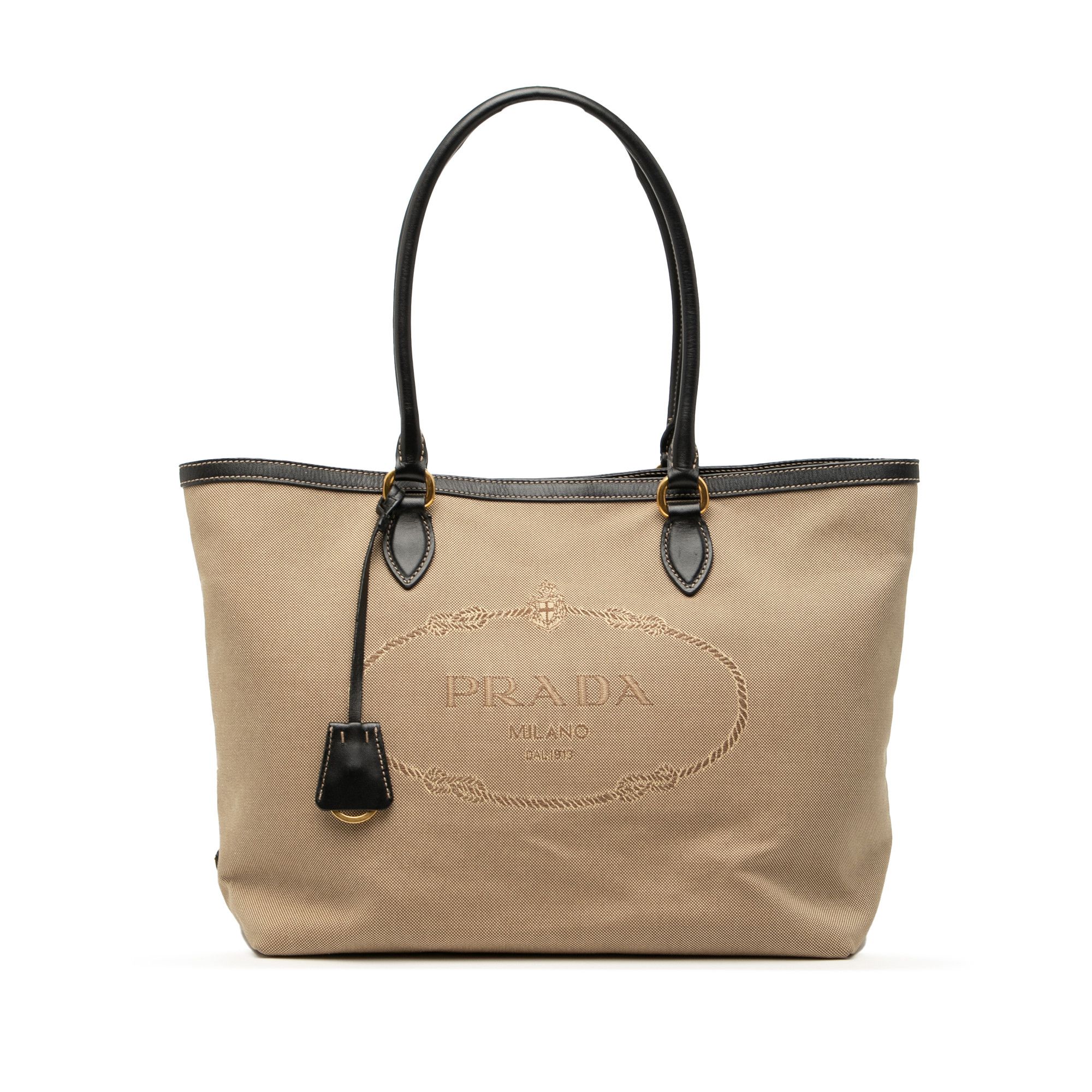 Prada Prada Canvas Canapa Logo Tote Size ONE SIZE - 1 Thumbnail