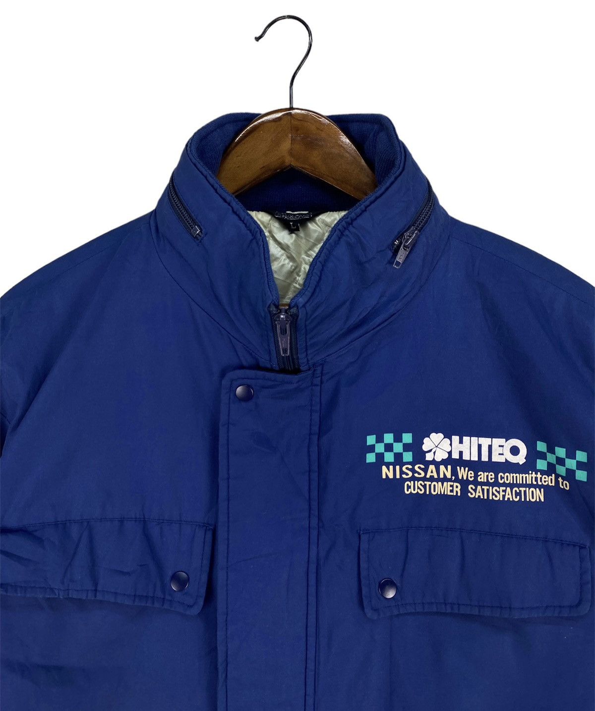 ICON Motorsports Vintage Nissan Hiteq Bomber Jacket Size US L / EU 52-54 / 3 - 3 Thumbnail