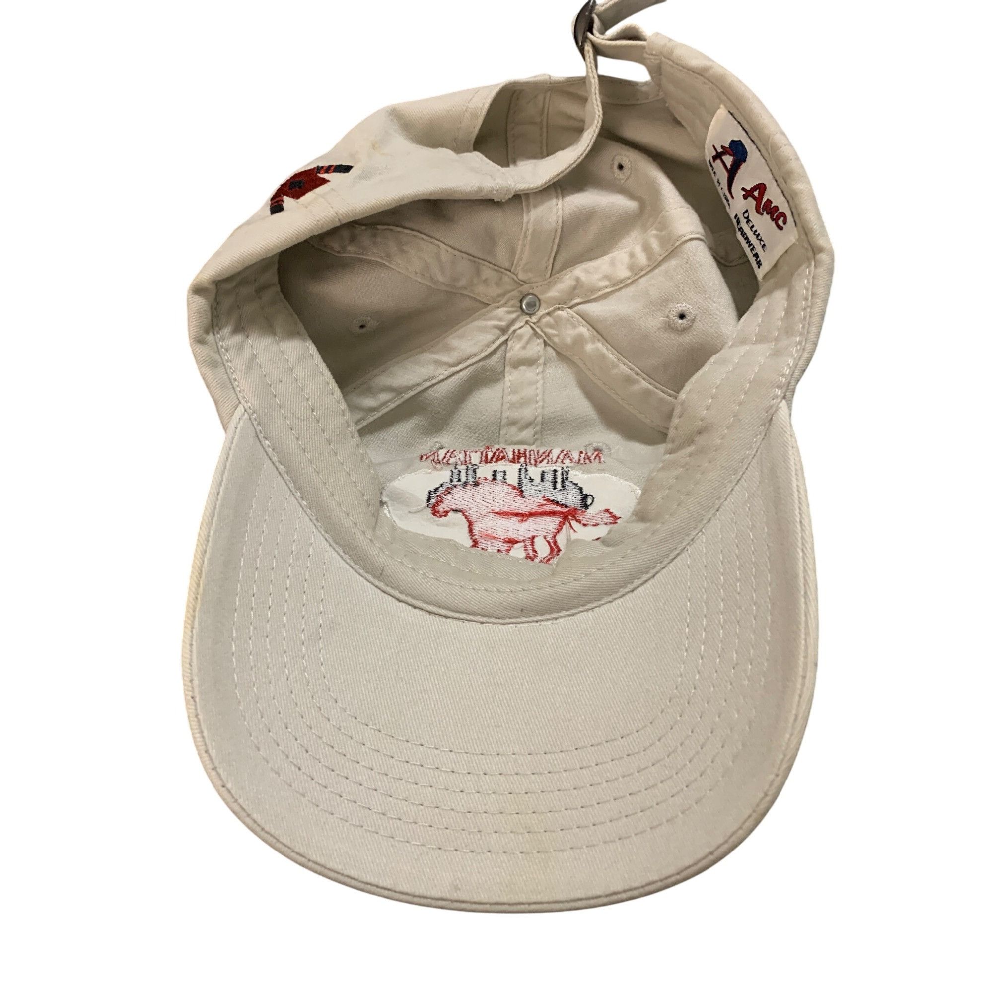 Other 19. Baseball Cap Manhattan Racing Stable Horse Jockey Embro Size ONE SIZE - 6 Thumbnail