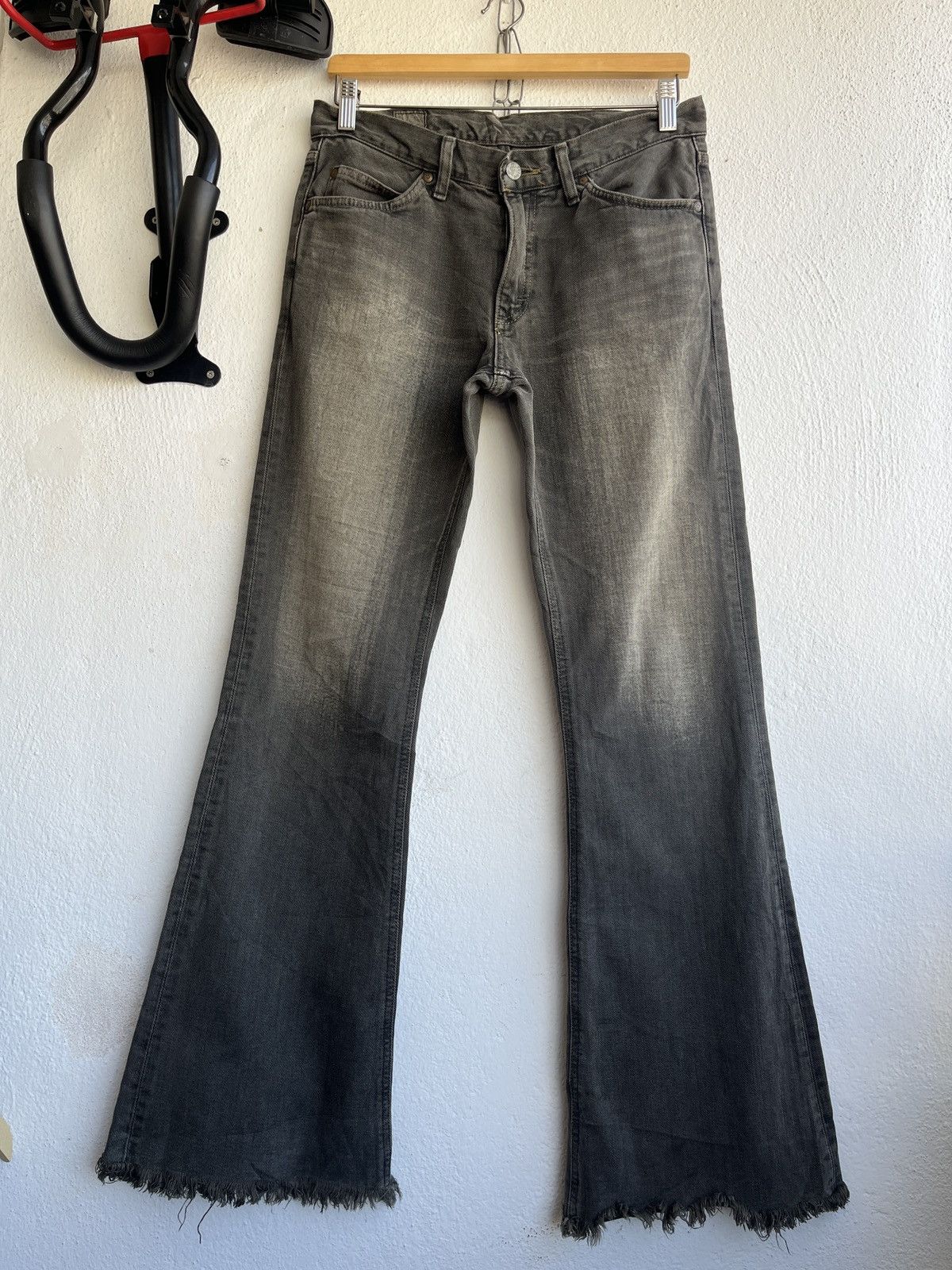 Lee VINTAGE FADED FLARED LEE RIDER DENIM BOOT CUT JEANS JAPAN Size US 30 / EU 46 - 1 Thumbnail