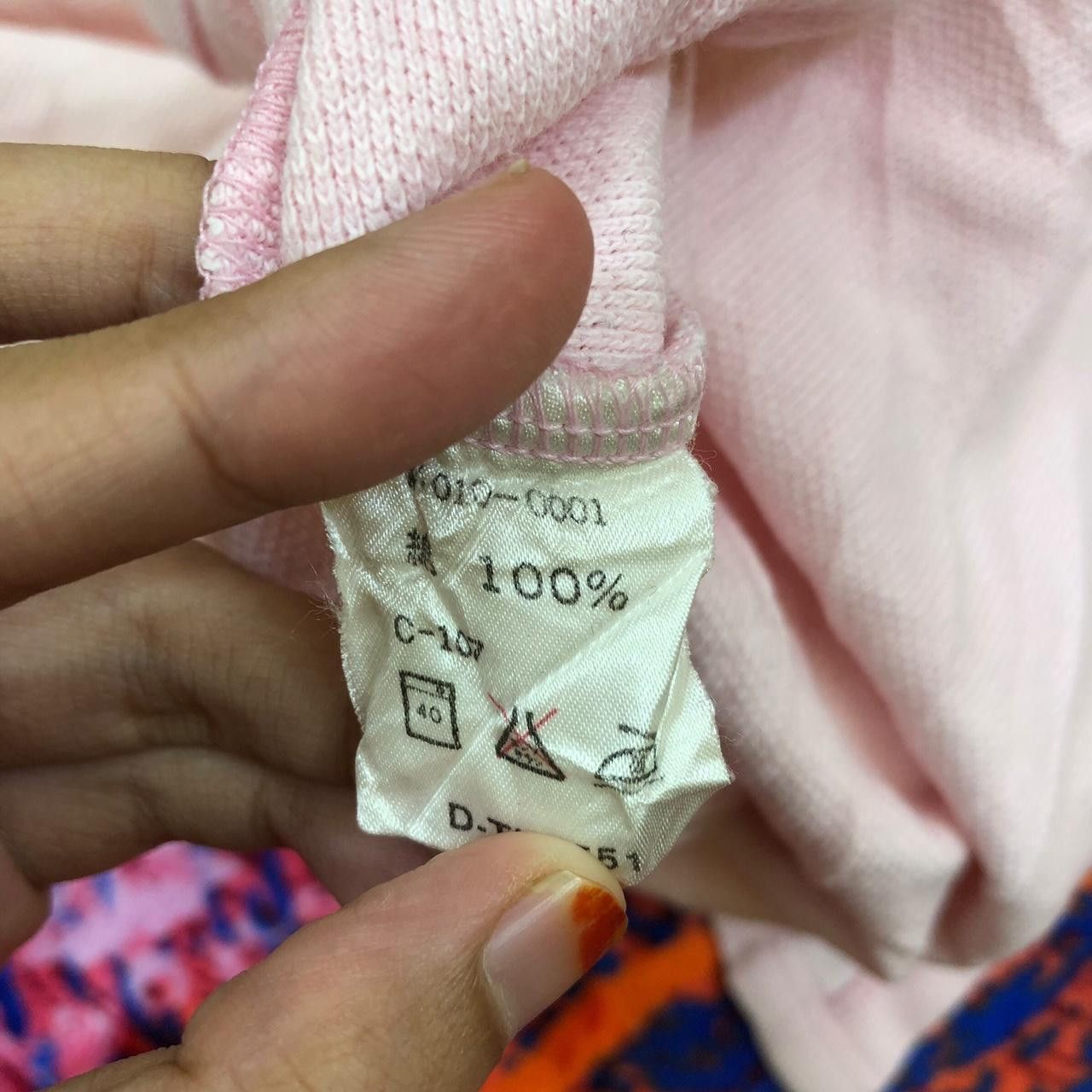 Polo Ralph Lauren Vintage 90’ POLO RALPH LAUREN Small Pony Pink Tee Shirt Size L / US 10 / IT 46 - 6 Thumbnail