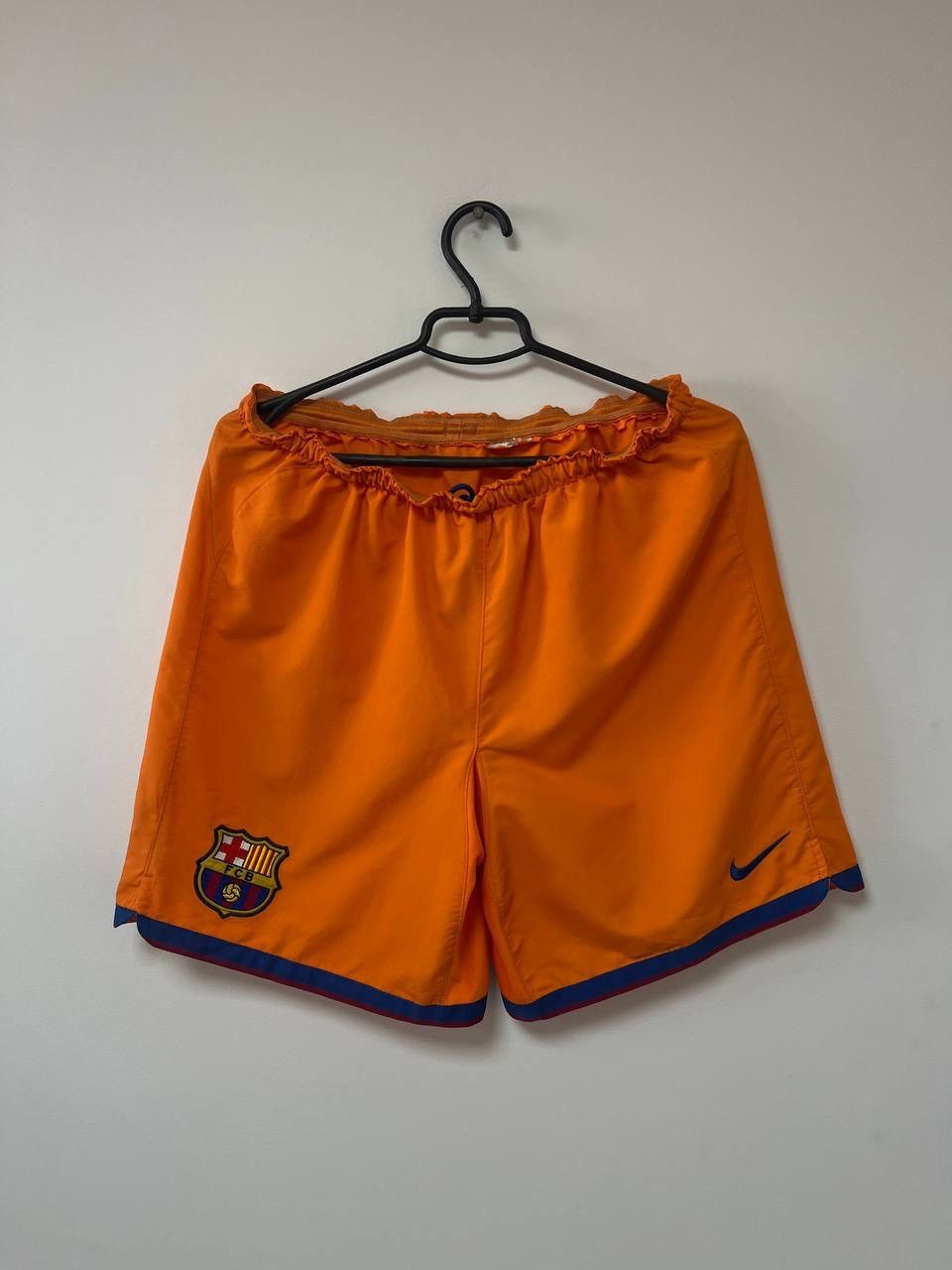 Nike Vintage Barcelona 2006/2007 Away Football Shorts Soccer L Size US 36 / EU 52 - 3 Thumbnail