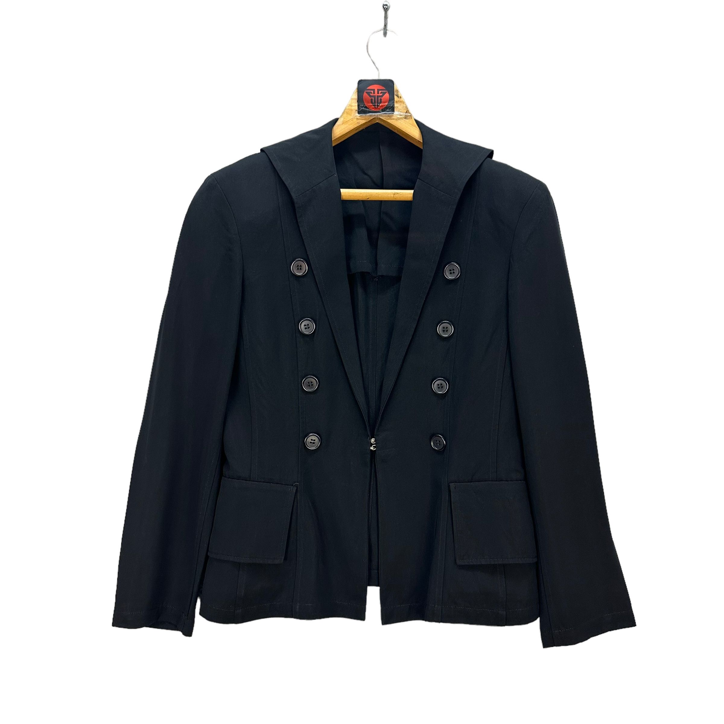 Yohji Yamamoto Y's DOUBLE BREASTED SINGLE HOOK JACKET #7719-166 Size M / US 6-8 / IT 42-44 - 1 Thumbnail
