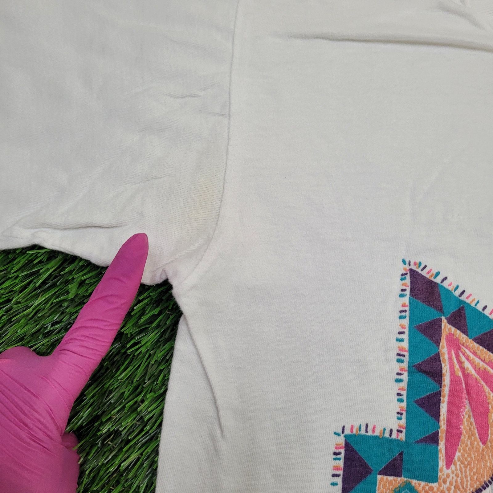 Vintage Vintage 90s Native-America Aztec Shirt Womens Large 20x22 Size L / US 10 / IT 46 - 5 Thumbnail