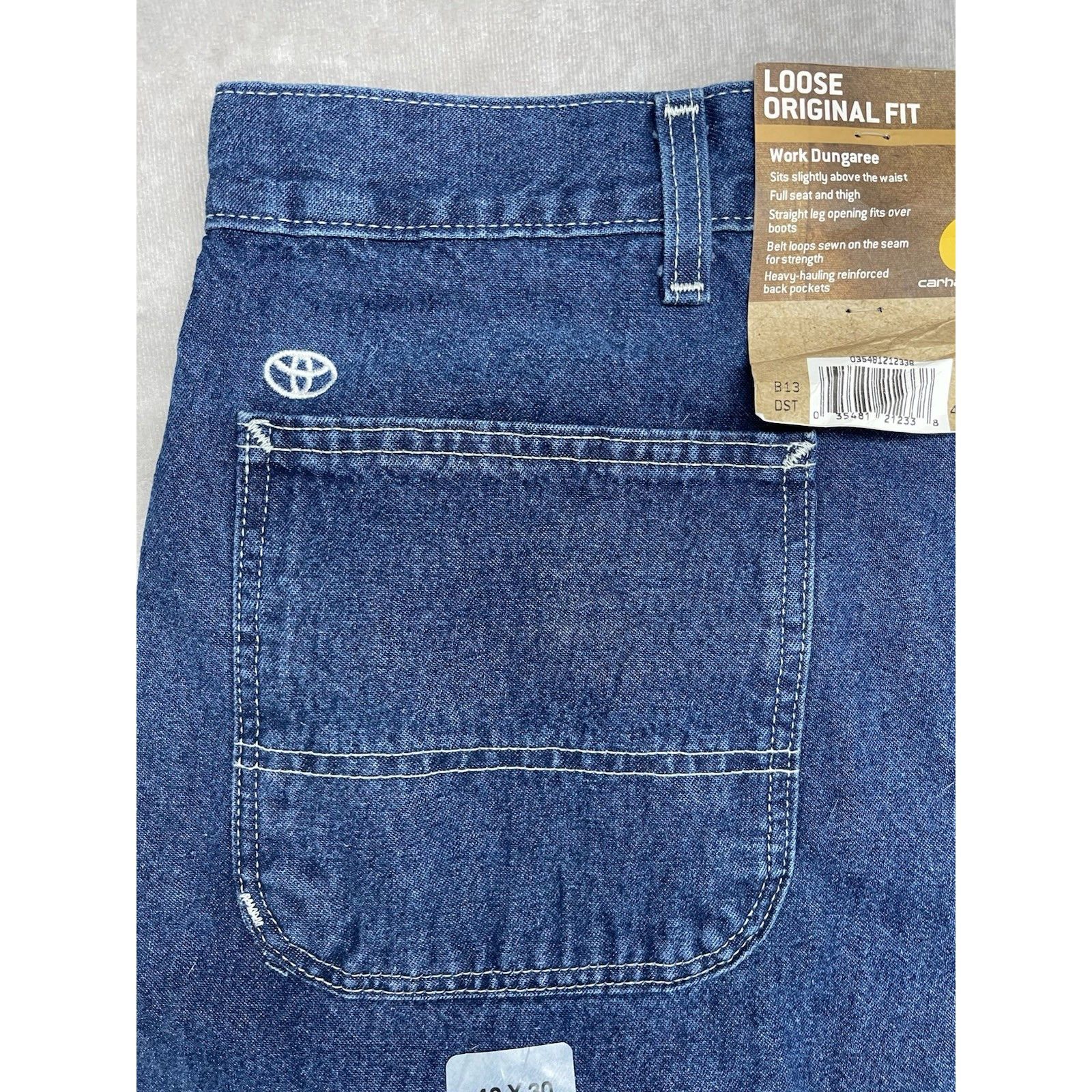 Carhartt Carhartt B13 DST Work Dungaree Toyota Staff NWT 42x30 Loose Size US 40 / EU 56 - 4 Thumbnail