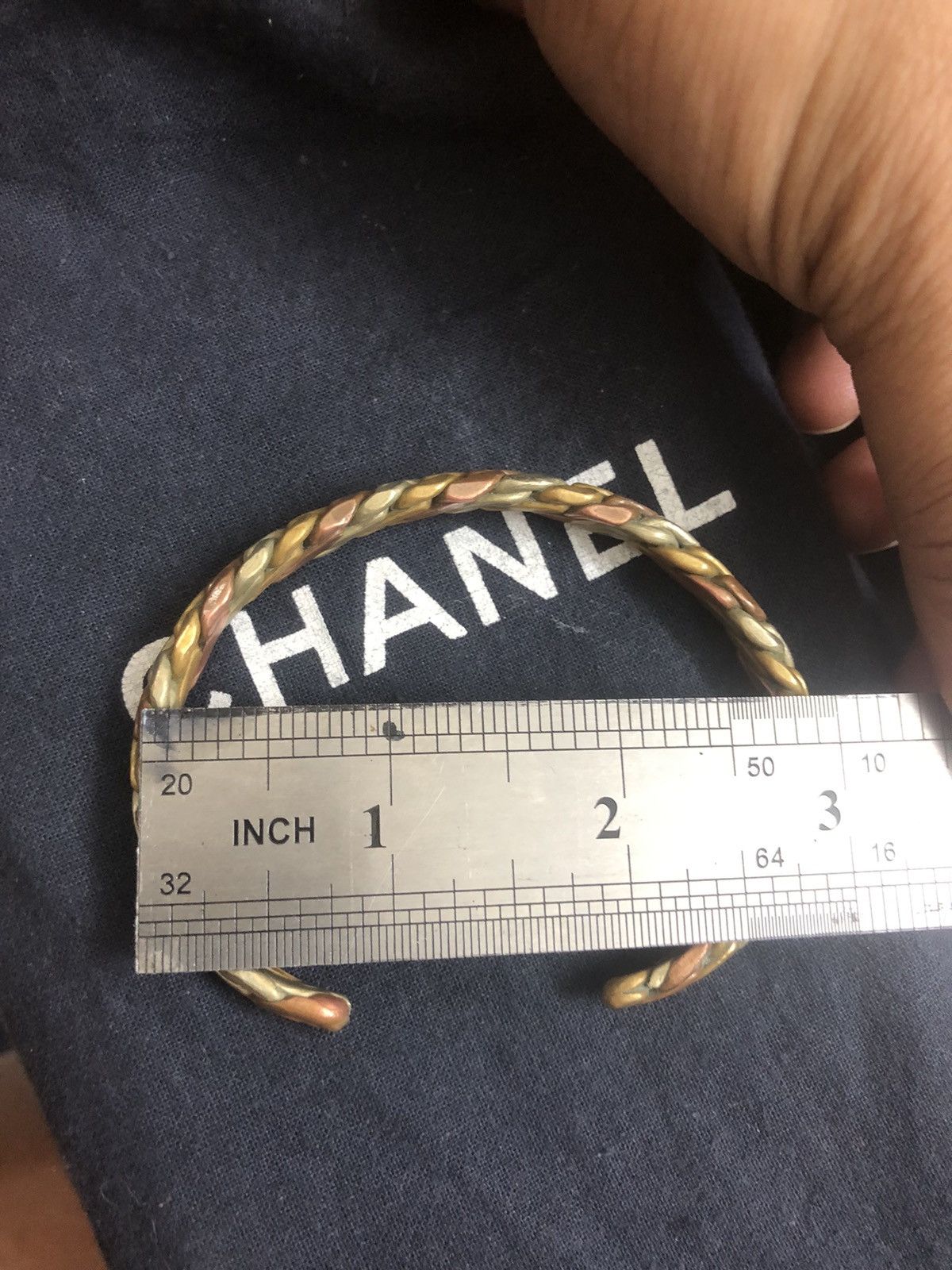 Vintage bangle brass Size ONE SIZE - 4 Thumbnail