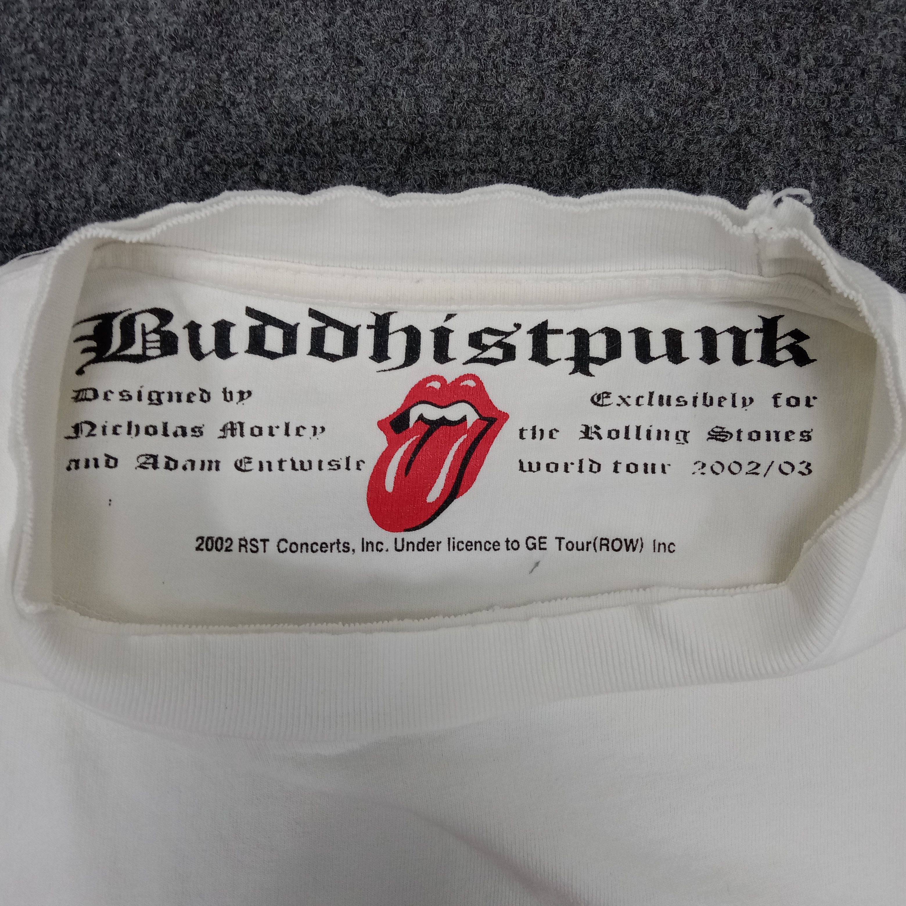 Japanese Brand Buddhistpunk X The Rolling Stones American Rock Band Tshirt Size US M / EU 48-50 / 2 - 4 Thumbnail