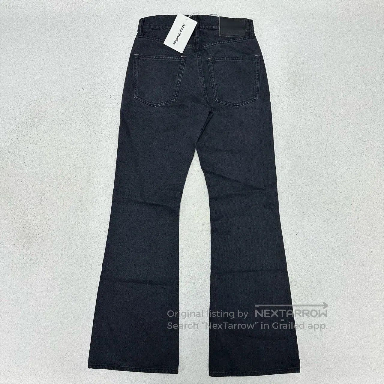 Acne Studios Acne Studios Cleanfit Flared Jeans in Dark Gray. Size US 28 / EU 44 - 2 Thumbnail