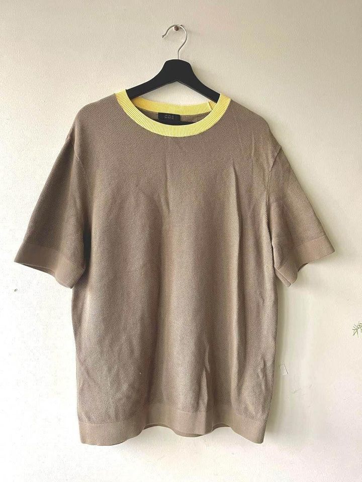 Cos COS Knitted Cotton T-Shirt XL Size US XL / EU 56 / 4 - 1 Thumbnail
