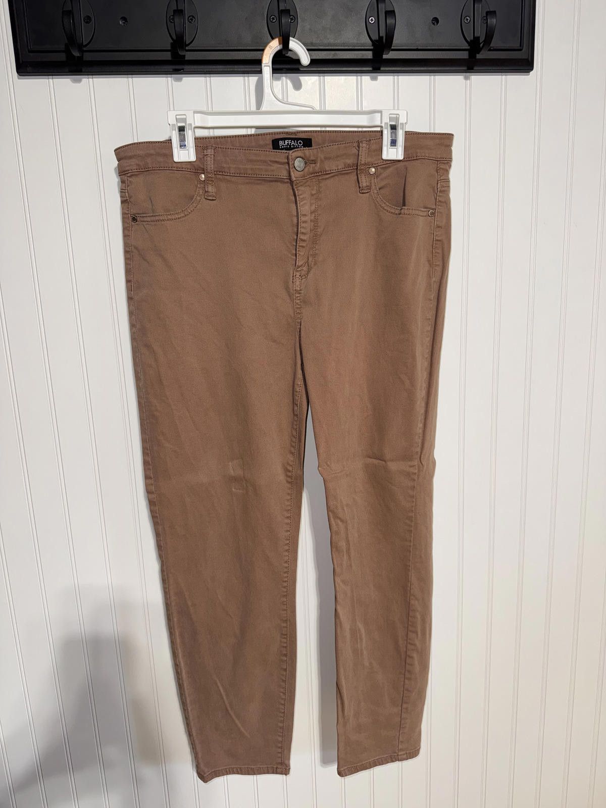 Buffalo David Bitton Buffalo Women's 12/32 Hanna High Rise Brown Skinny Jeans Size 34" / US 12 / IT 48 - 1 Thumbnail