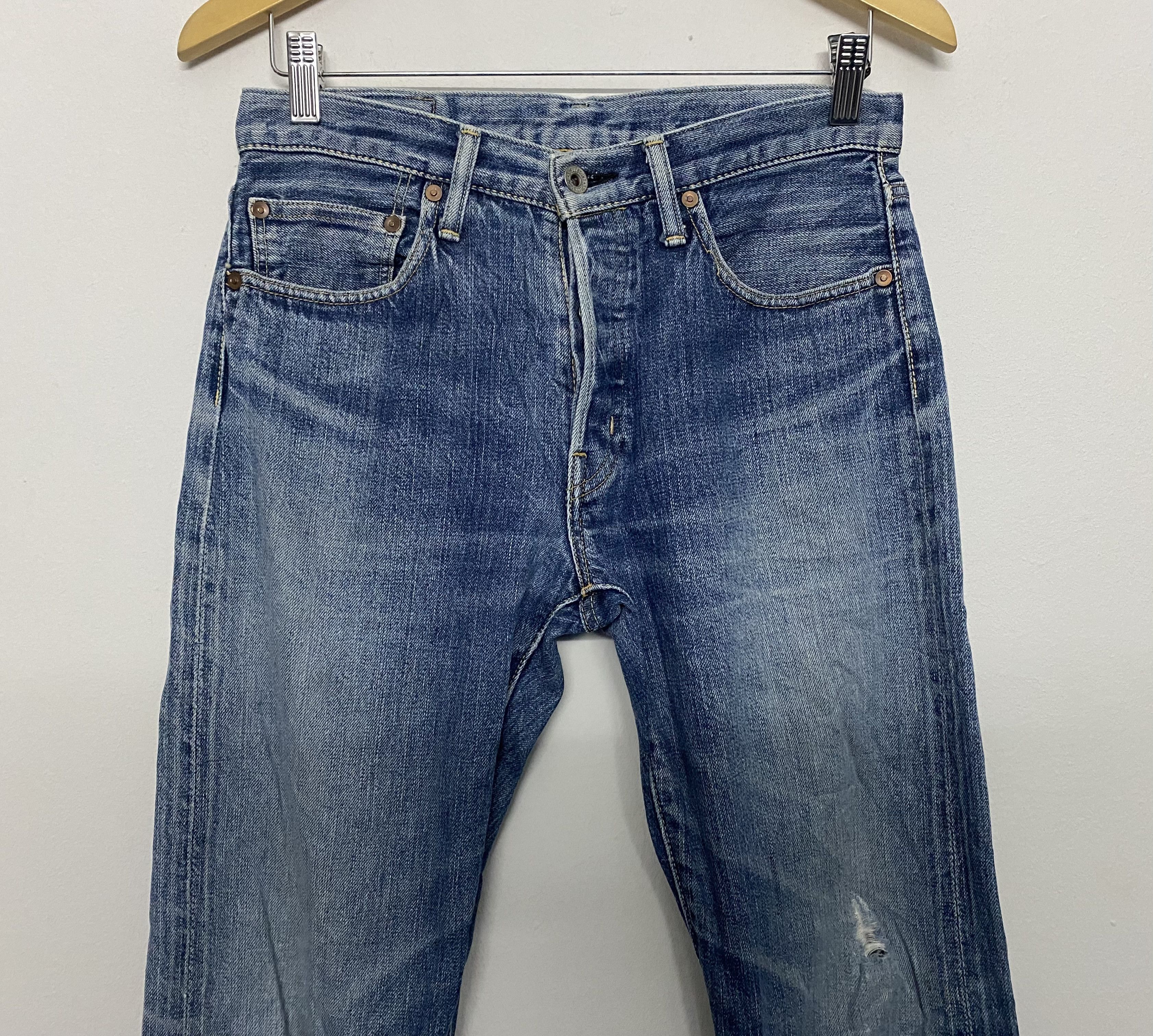 Spellbound Spellbound Japan Blue Selvedge Denim Jeans Faded Grunge Wash Size US 30 / EU 46 - 4 Thumbnail