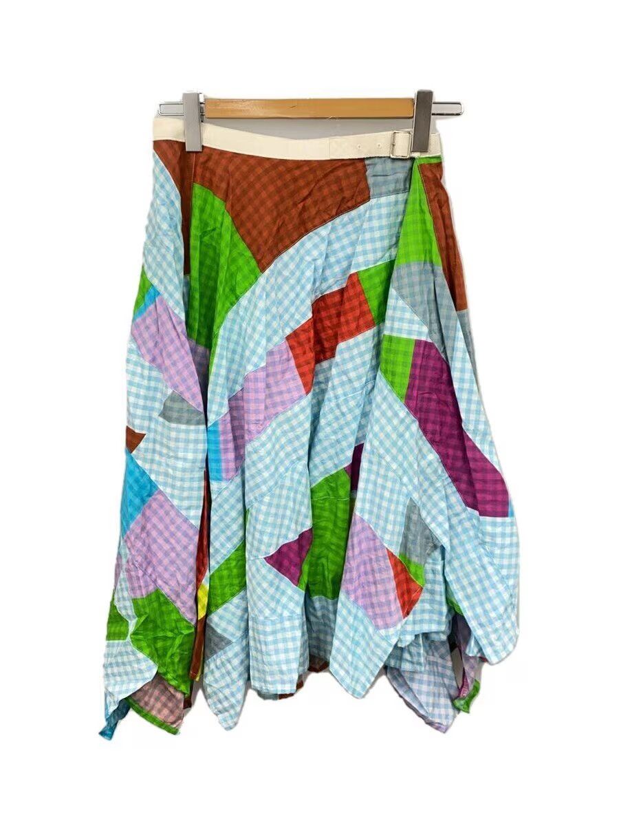 Comme des Garcons Reconstructed Patchwork Pleated Skirt Size 25" / US 0 / IT 36 - 1 Thumbnail