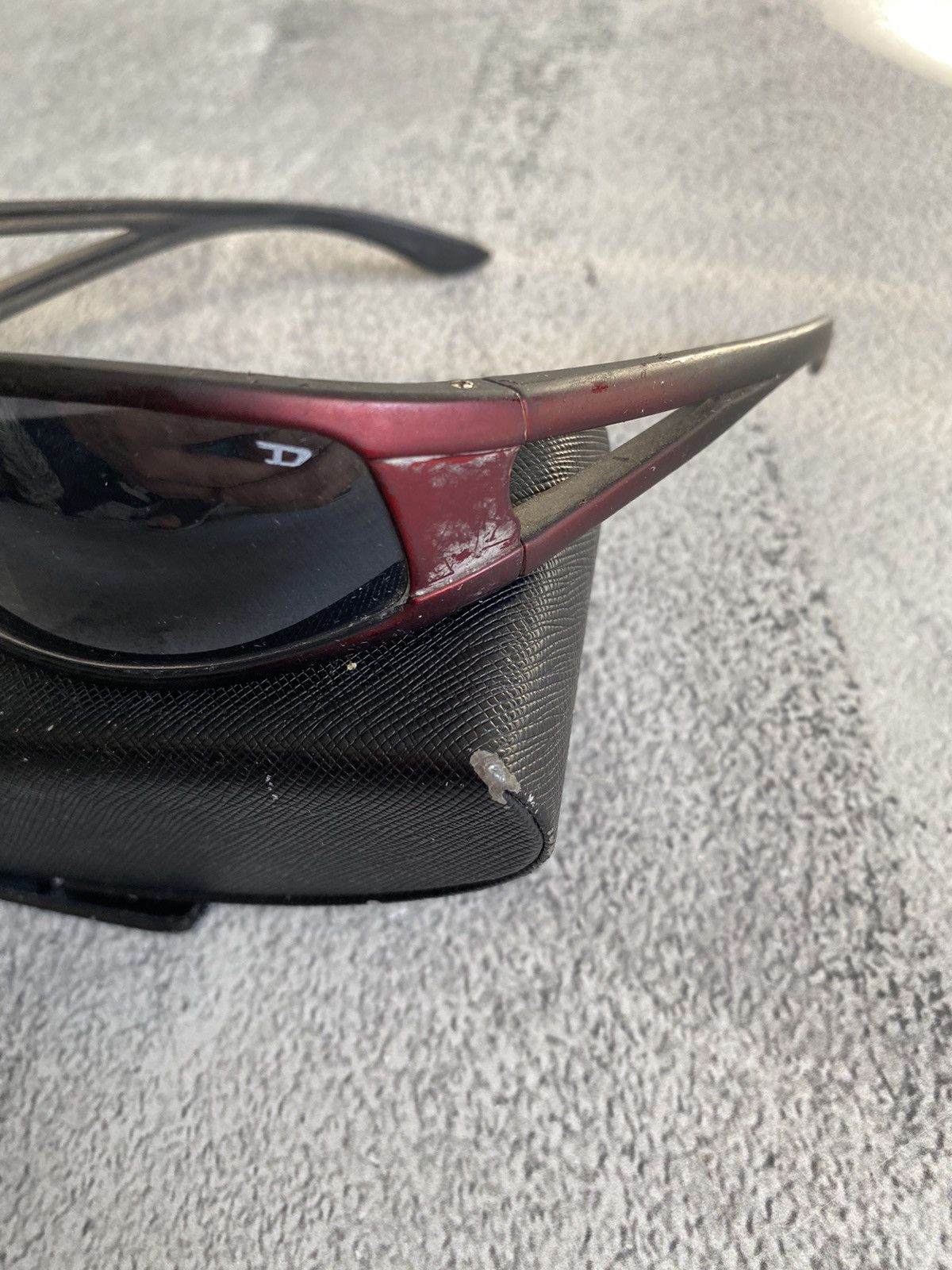 Diesel × Vintage Vintage Diesel style distressed futuristic sunglasses Size ONE SIZE - 2 Thumbnail