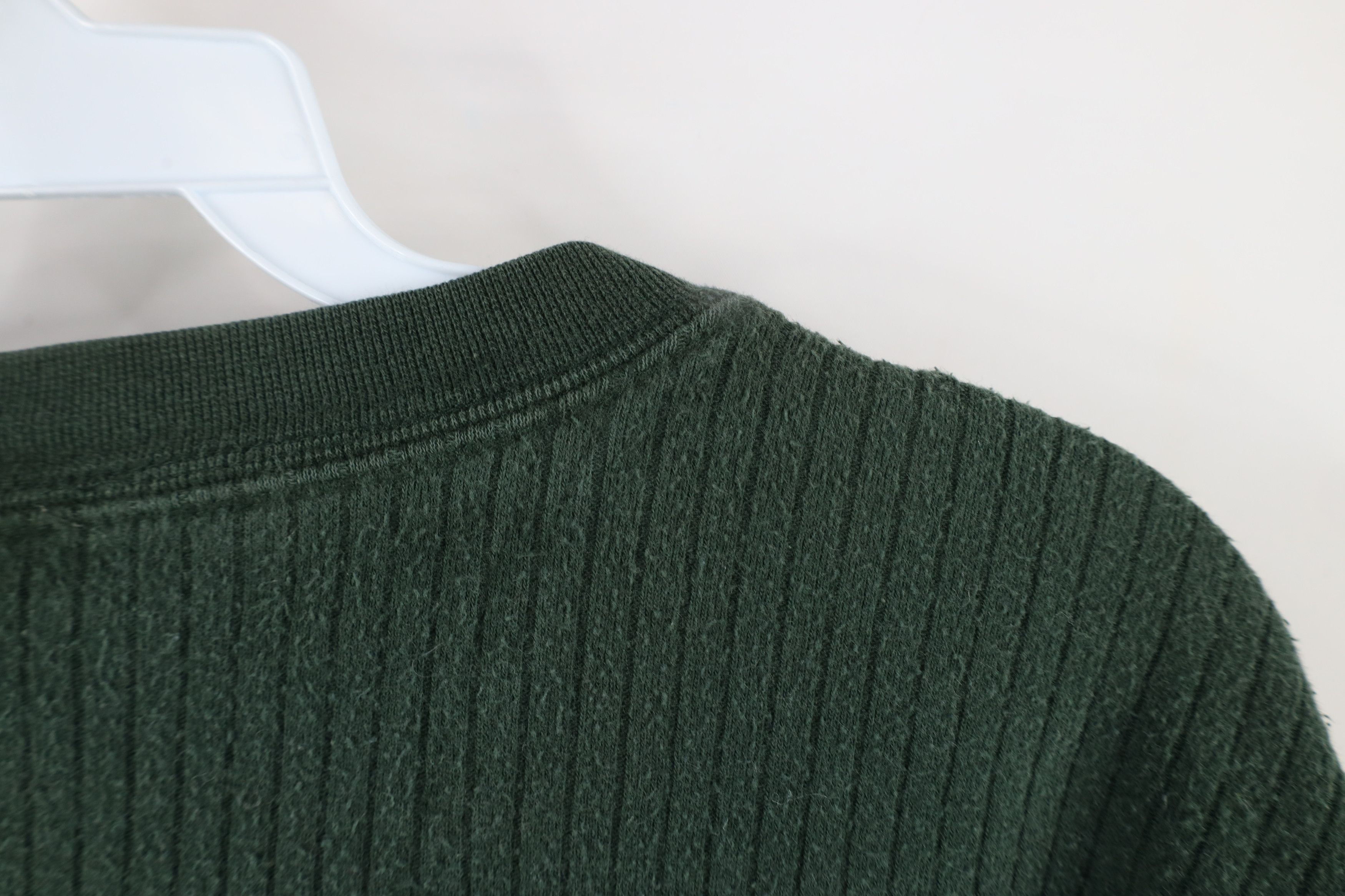 Vintage Vintage 90s Streetwear Ribbed Long Sleeve Henley T-Shirt Size US XXL / EU 58 / 5 - 6 Thumbnail