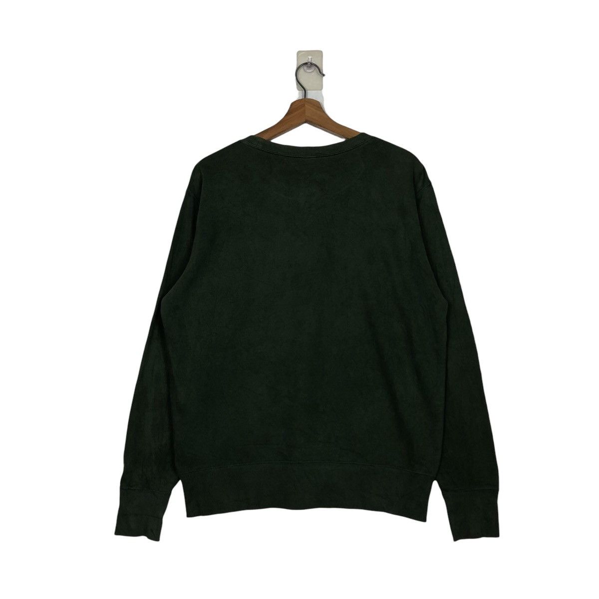 Japanese Brand Vintage Sweatshirt Rich Green Uniqlo X Jean-Michel Basquiat Size US M / EU 48-50 / 2 - 9 Thumbnail