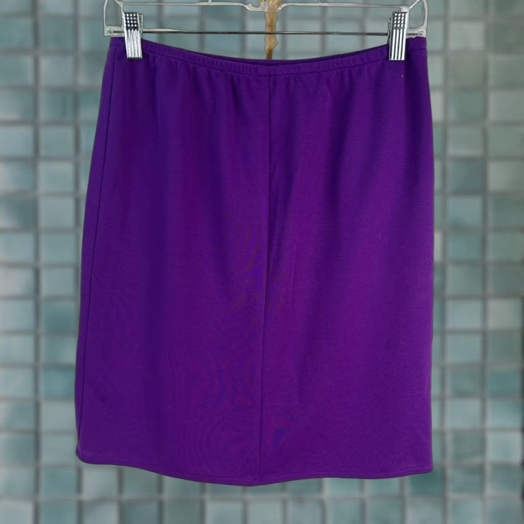 Vintage VINTAGE Avon A-Line Wool Blend Skirt Womens Size S Purple Midi 80s City Size 28" / US 6 / IT 42 - 1 Thumbnail