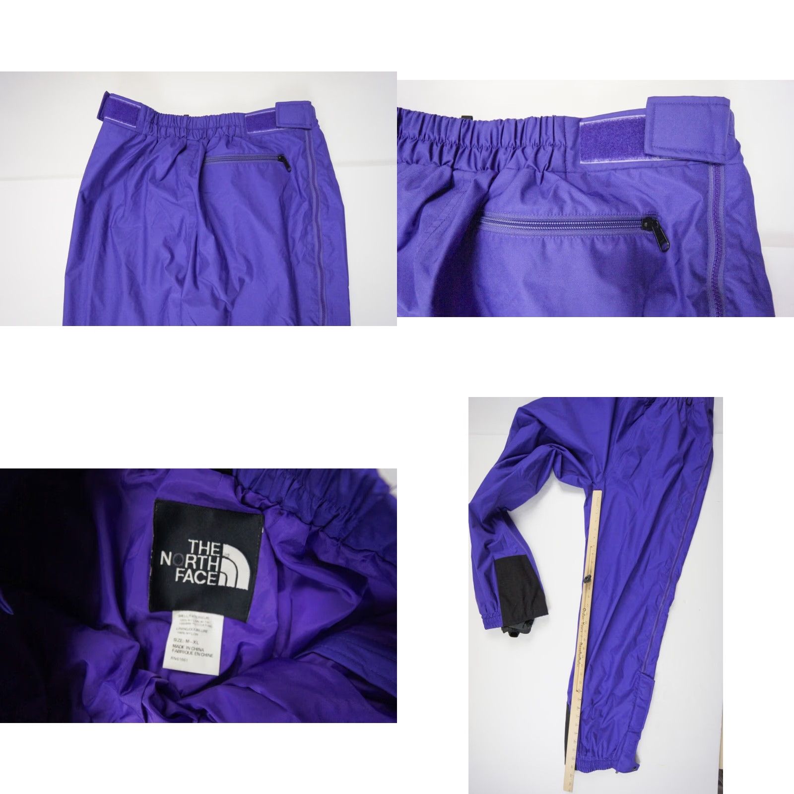 The North Face The North Face Men's Rain Pants XL Purple Windbreaker Water Resistant Outdoor Hiking Size US 36 / EU 52 - 8 Thumbnail