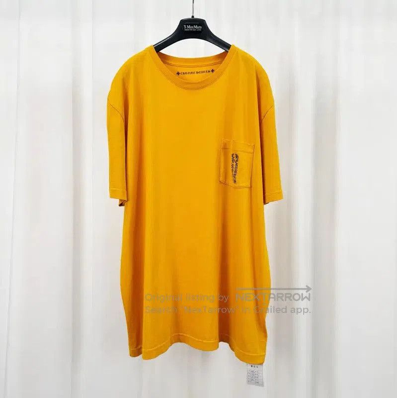 Chrome Hearts Chrome Hearts Yellow Logo Print Short Sleeve T-Shirt . Size US XXL / EU 58 / 5 - 1 Thumbnail