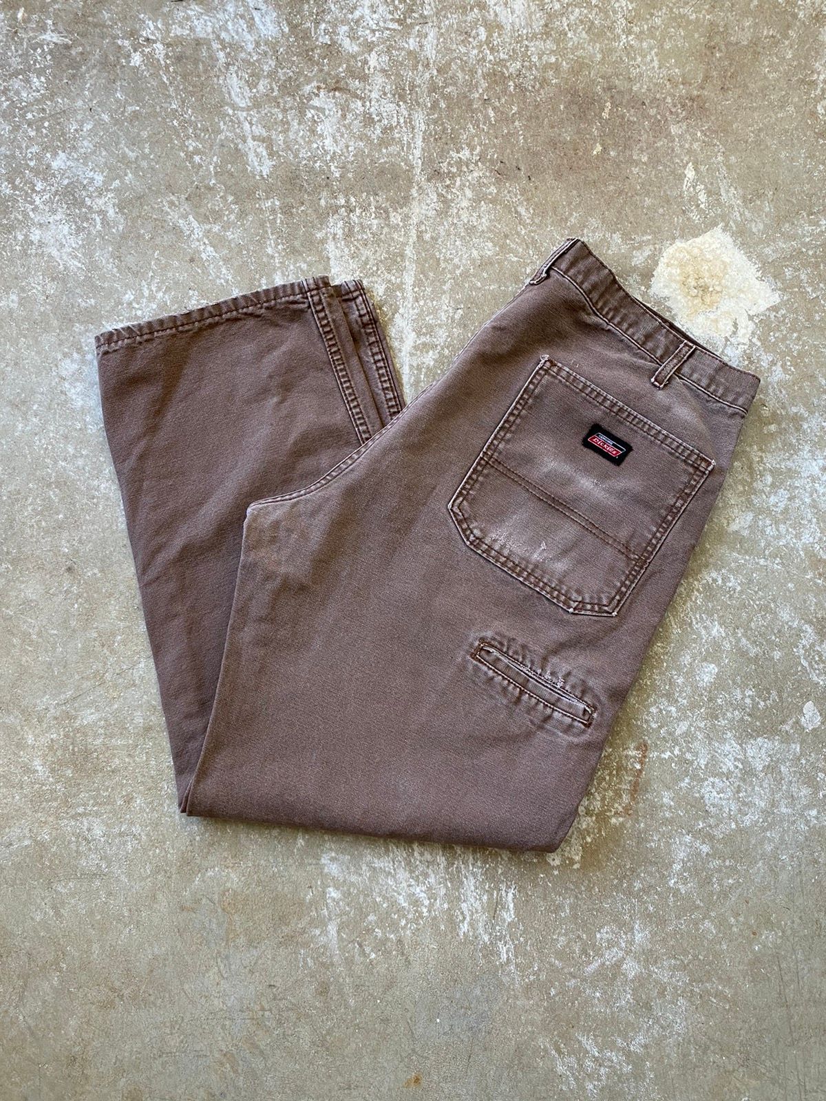 Vintage Vintage 90’s Brown Dickies Carpenter Pants Size US 36 / EU 52 - 1 Preview