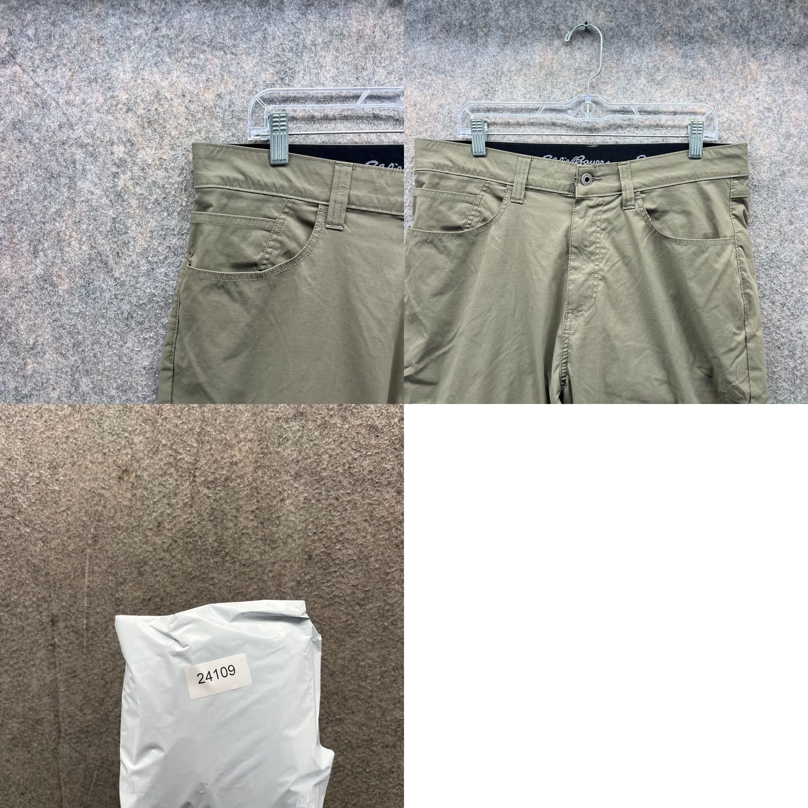 Eddie Bauer Eddie Bauer Pants Men 36x32 Chino Canvas Beige Green Casual Flat Pocket Regular Slim Straight Zip Button Vintage: No Size US 36 / EU 52 - 8 Thumbnail