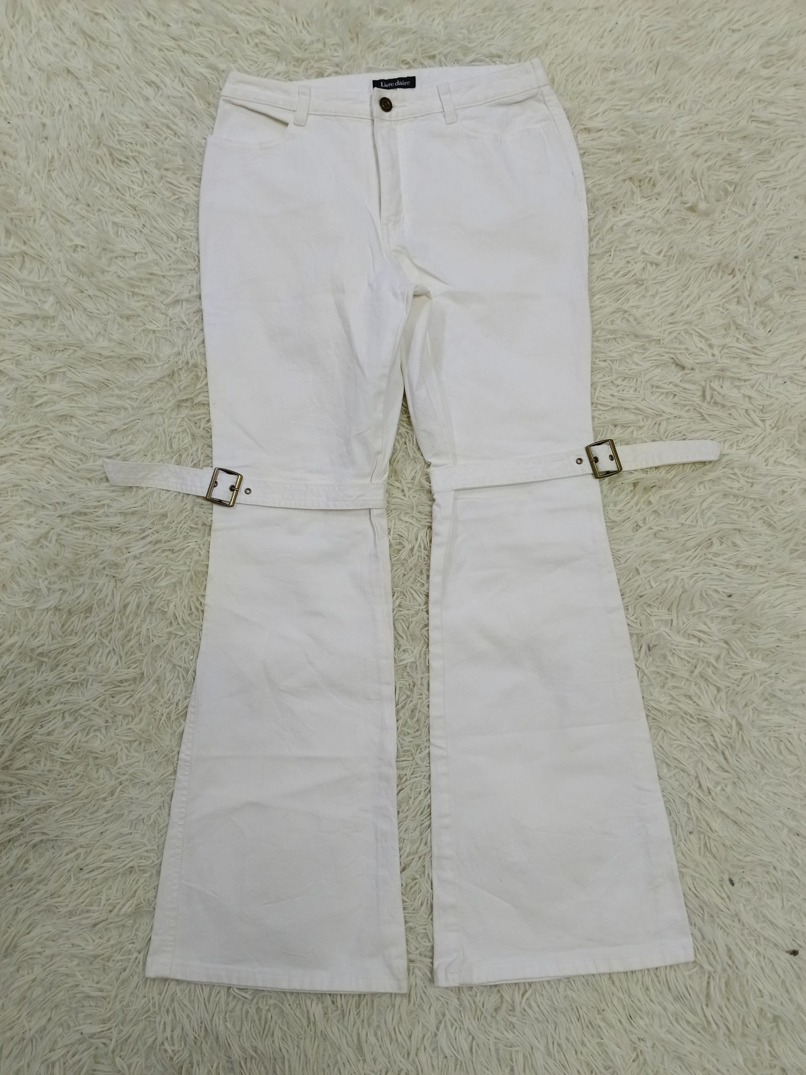 Japanese Brand FLARE INSANE 90s🔥LIVRE CLAIRE BONDAGE Size US 28 / EU 44 - 1 Thumbnail