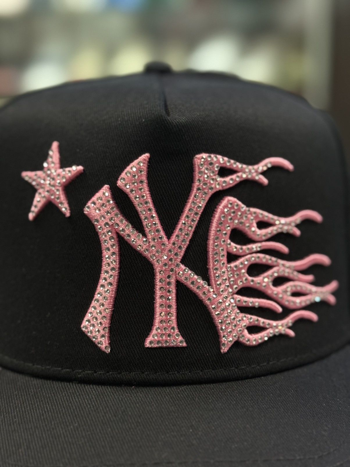 HELLSTAR Hellstar Adjustable SnapBack Hat “NY LOGO” Stones Size ONE SIZE - 4 Thumbnail
