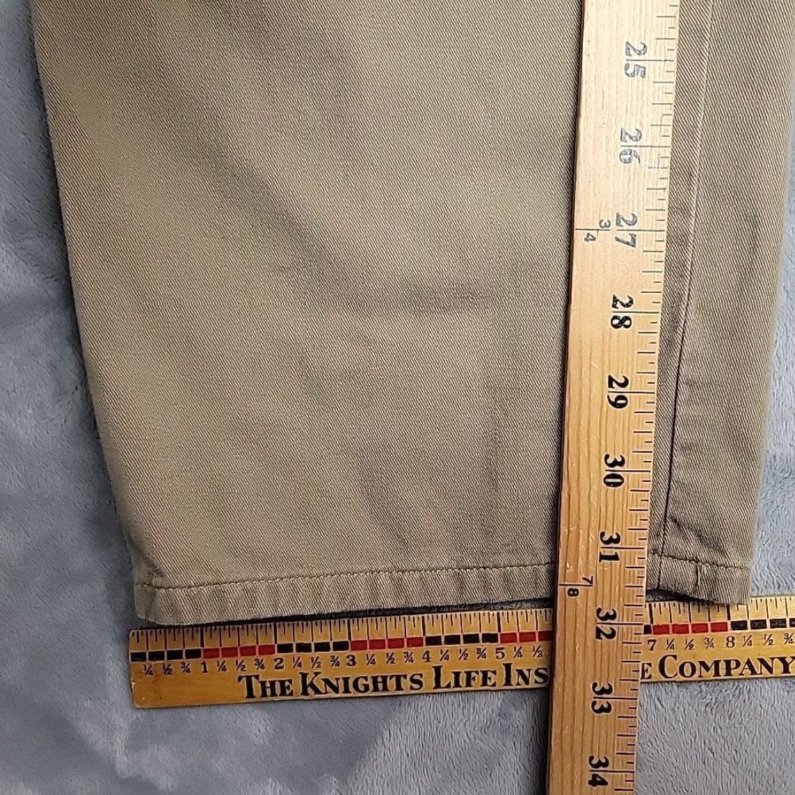 Eddie Bauer VINTAGE Eddie Bauer Pants Mens 33x32 Khaki Brown 100% Cotton Twill Outdoor Hike Pants Mens Brown Khaki 100% Cotton Twill Outdoor Hike USA Outdoor Size US 33 - 7 Thumbnail