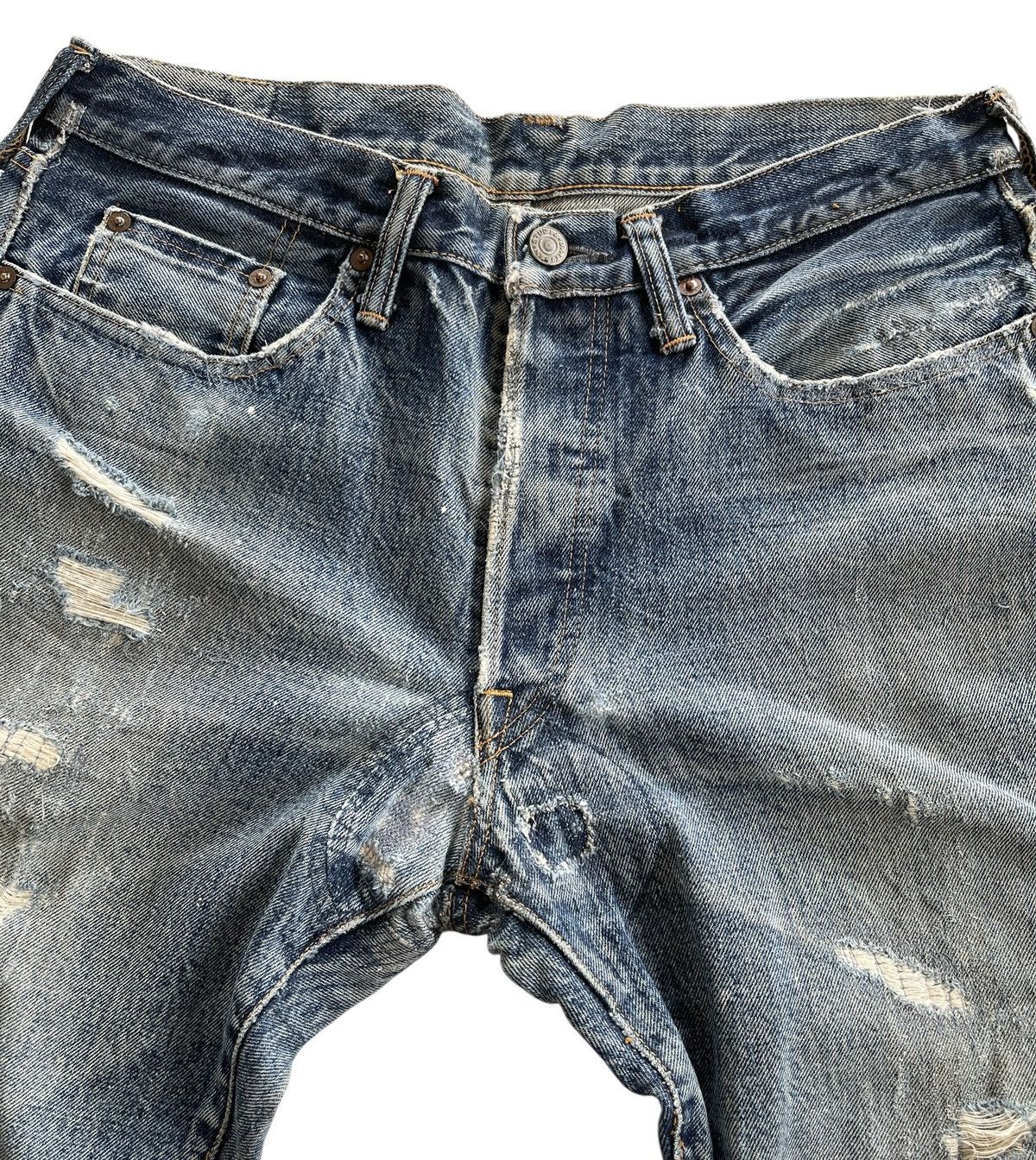 Studio D'Artisan Studio D'artisan Ripped Distressed Selvedge Denim Size US 32 / EU 48 - 12 Thumbnail