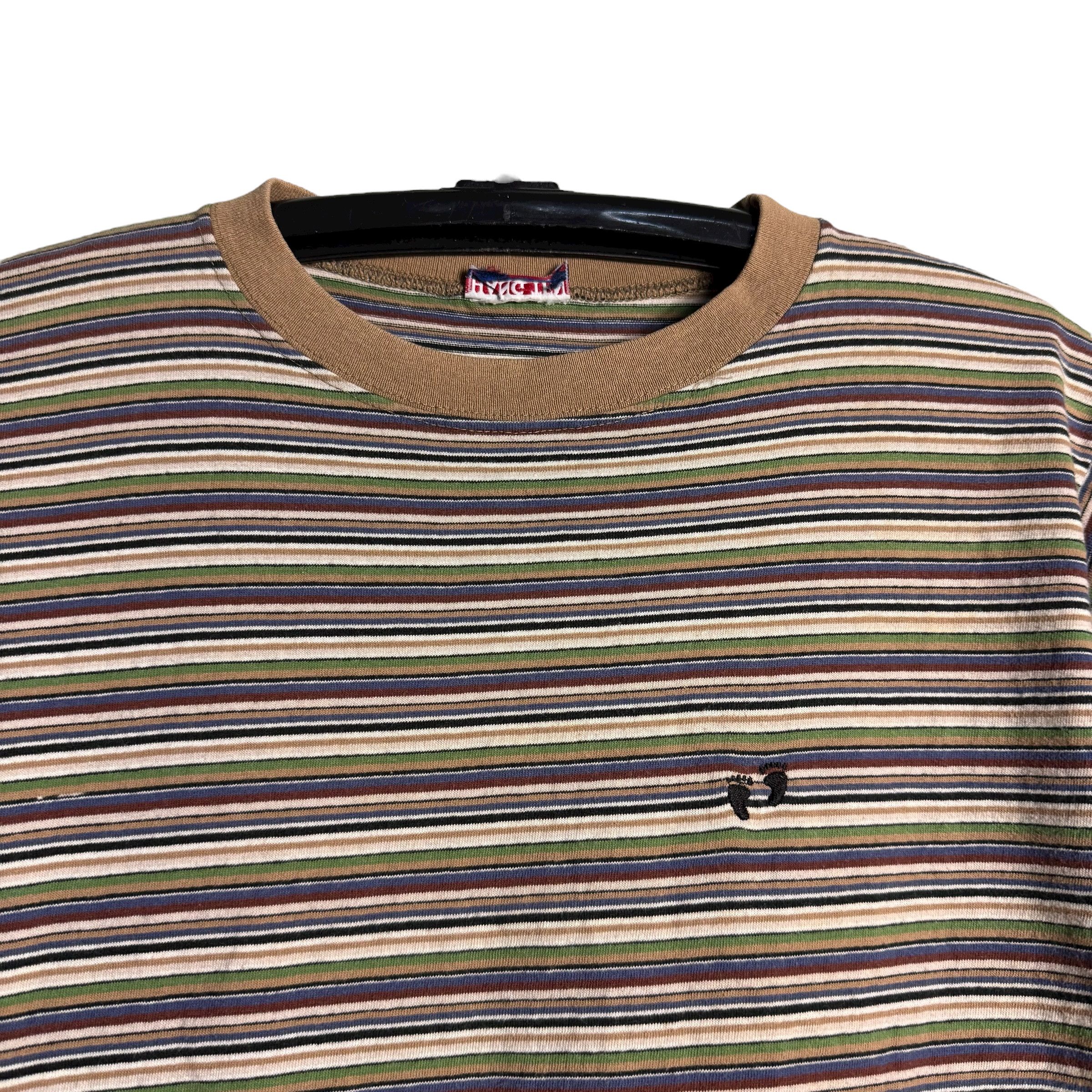 Hang Ten 🔥RARE🔥Vintage Hang Ten Stripes T-shirt Single Stich Size US M / EU 48-50 / 2 - 2 Thumbnail