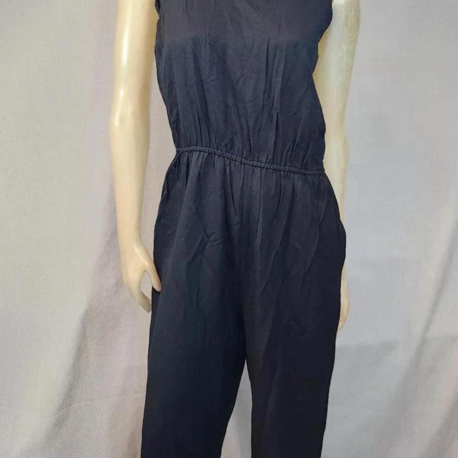 Other Black Virgo II jumpsuit #jumpsuit vintage large Size 36" / US 14 / IT 50 - 1 Thumbnail