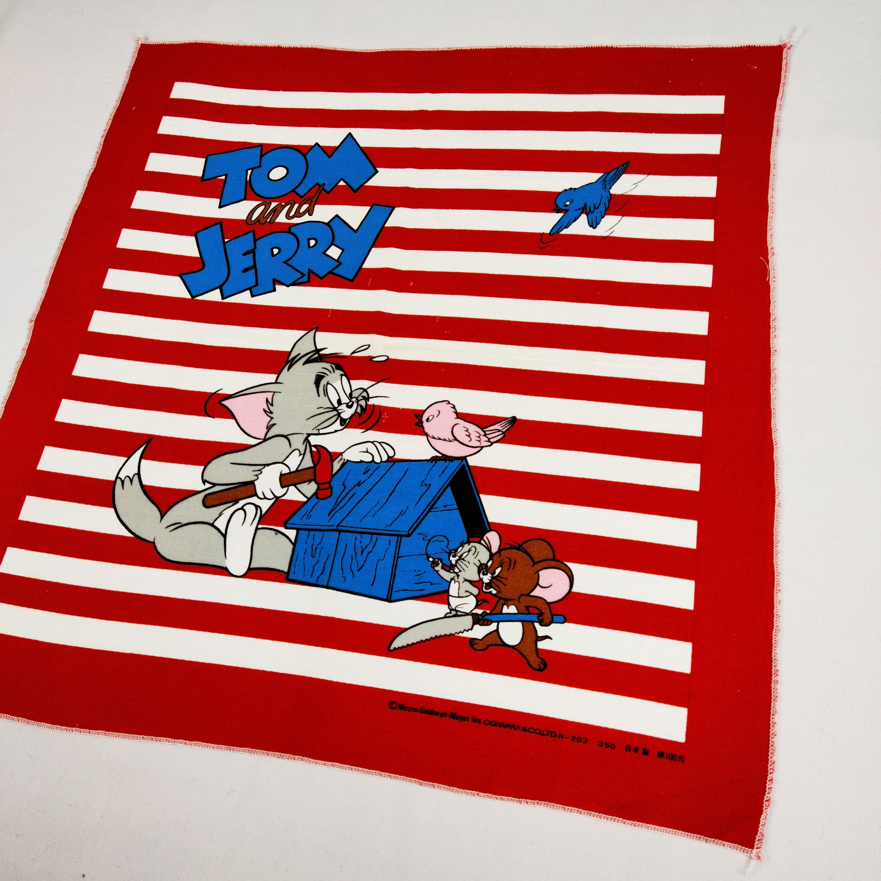 Anime × Disney Disney Tom and Jerry Handkerchief / Neckerchief / Bandana Size ONE SIZE - 4 Thumbnail