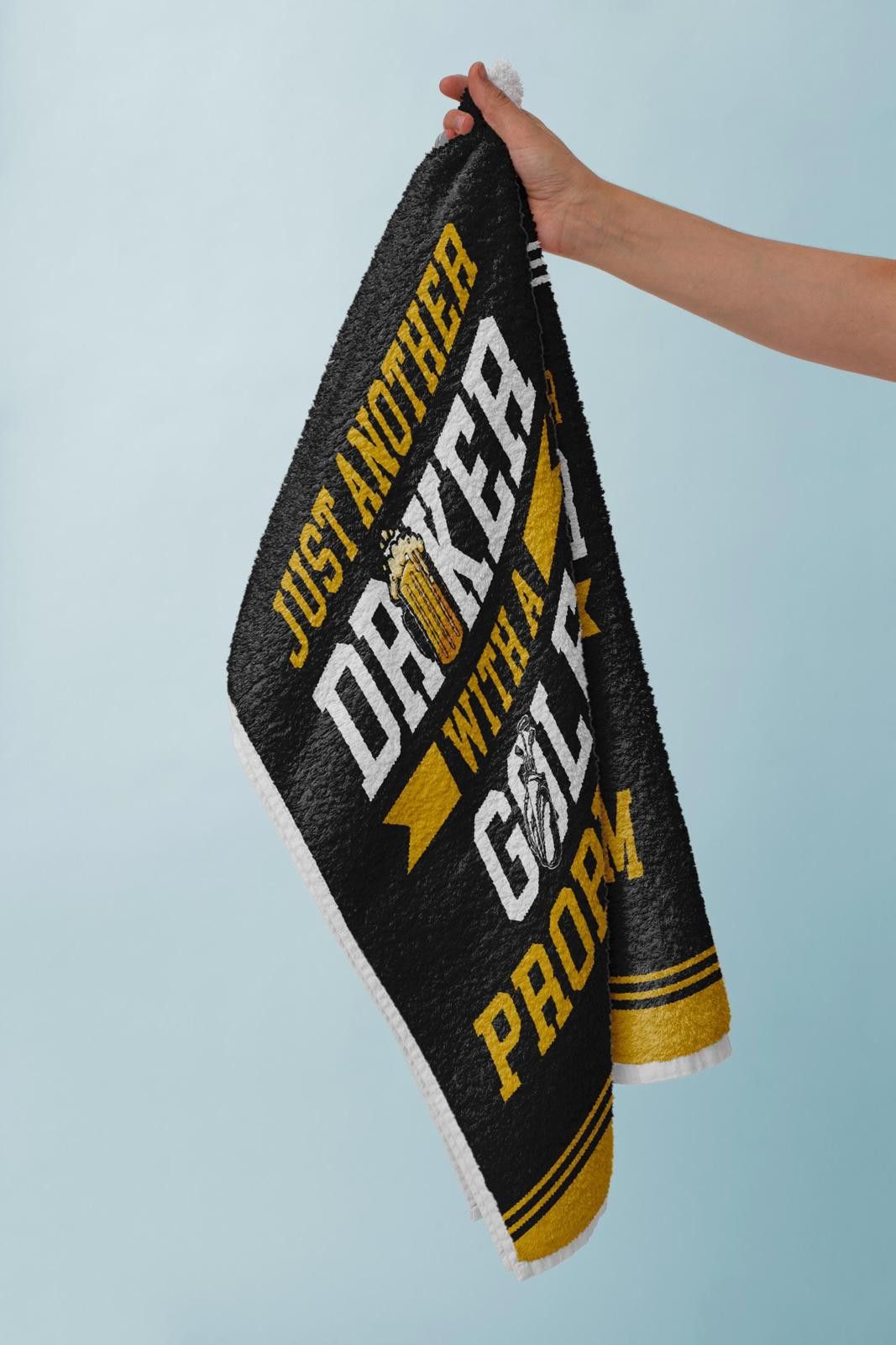 Designer Funny Golf Towels Perfect Gift for Beer Lovers and Dad Gifts Size ONE SIZE - 3 Thumbnail