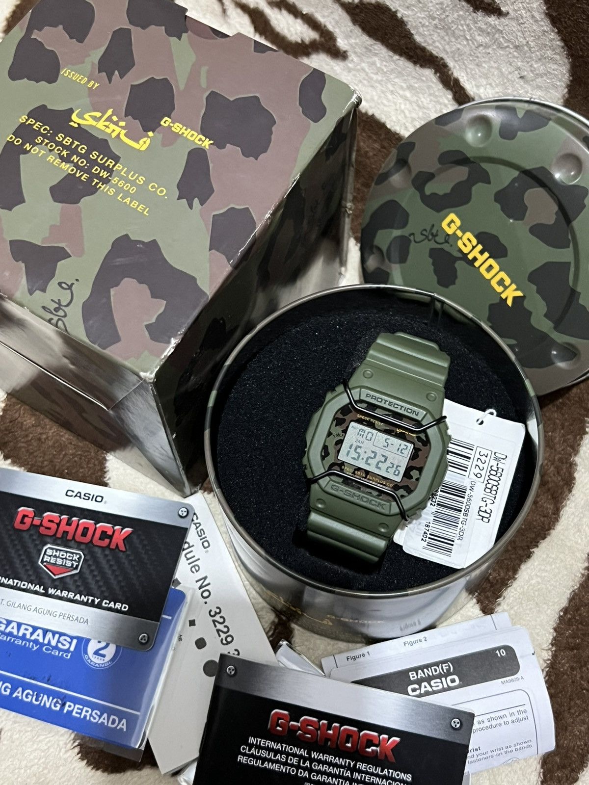 G Shock × SBTG SBTG (Sabotage) x G-Shock DW-5600 Capsule Collection 2018 Size ONE SIZE - 9 Thumbnail
