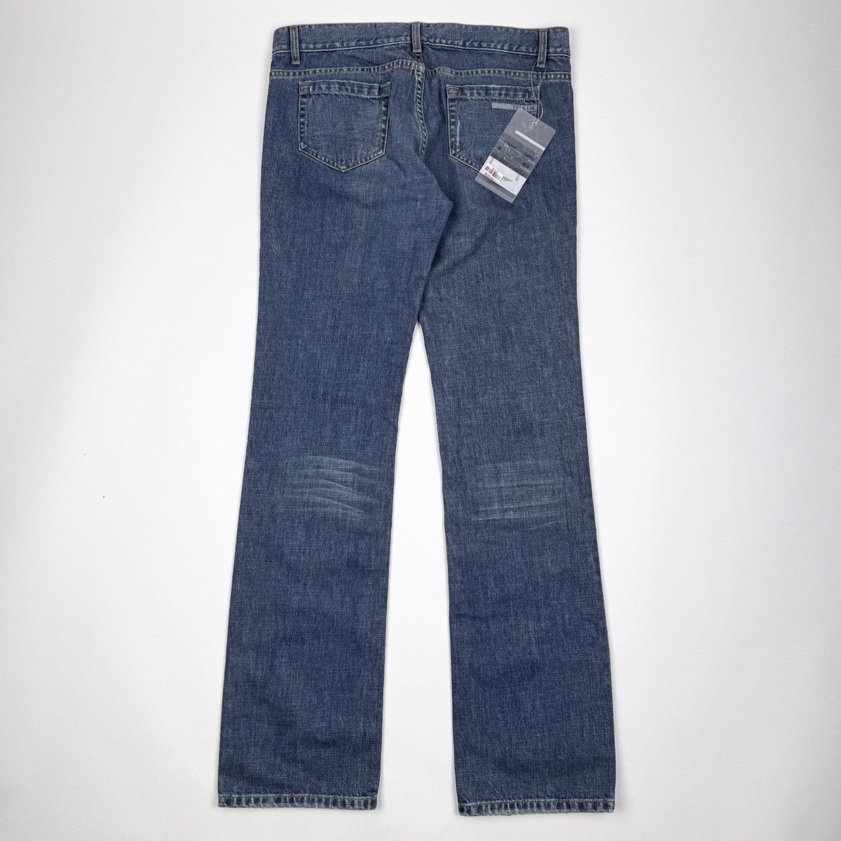 Prada Prada 2006 Blue Washed ”Regular Fit” Bootcut Jeans Size US 34 / EU 50 - 6 Thumbnail