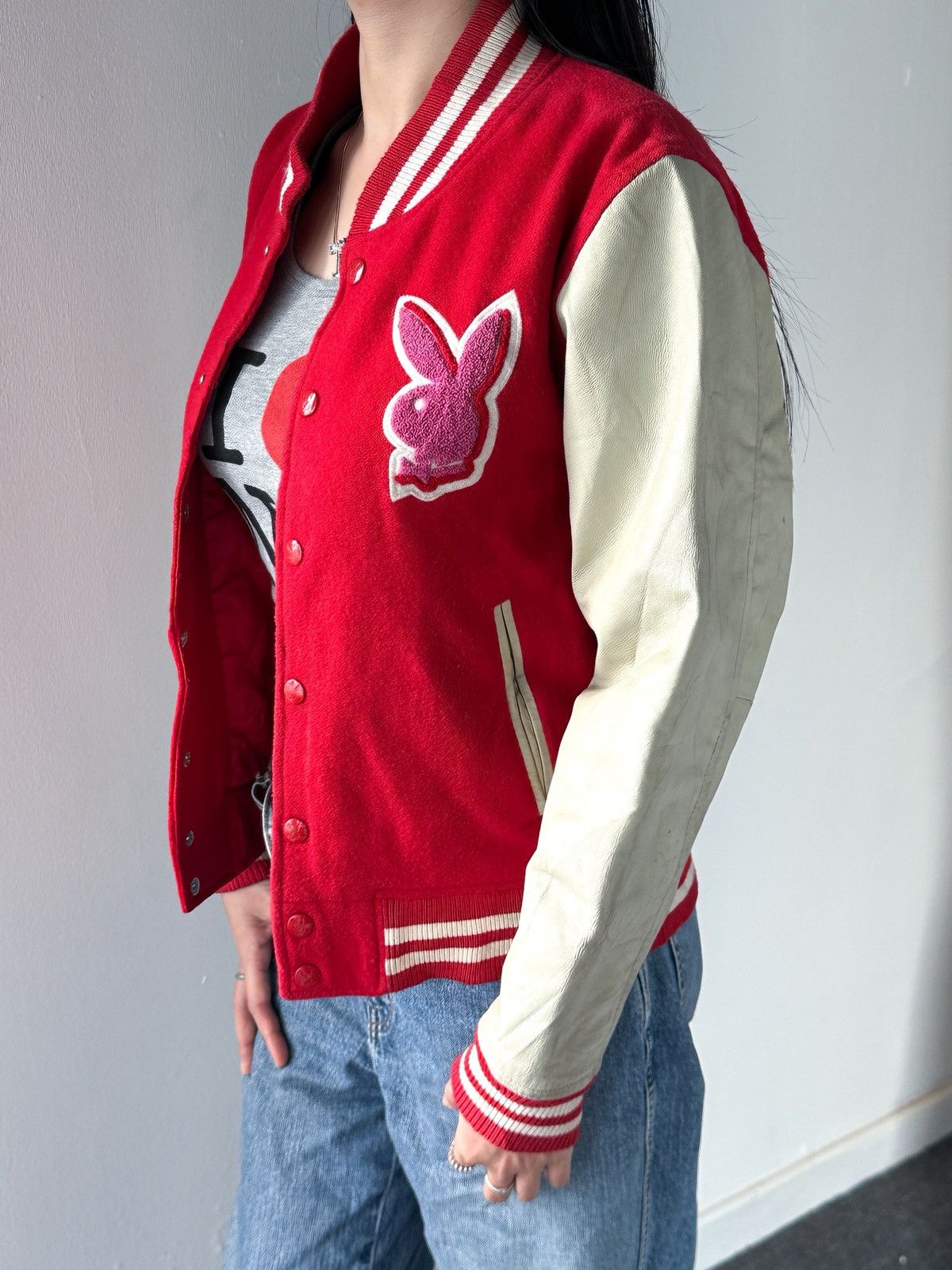 Playboy 2000s Playboy Varsiry Jacket Size M / US 6-8 / IT 42-44 - 12 Thumbnail