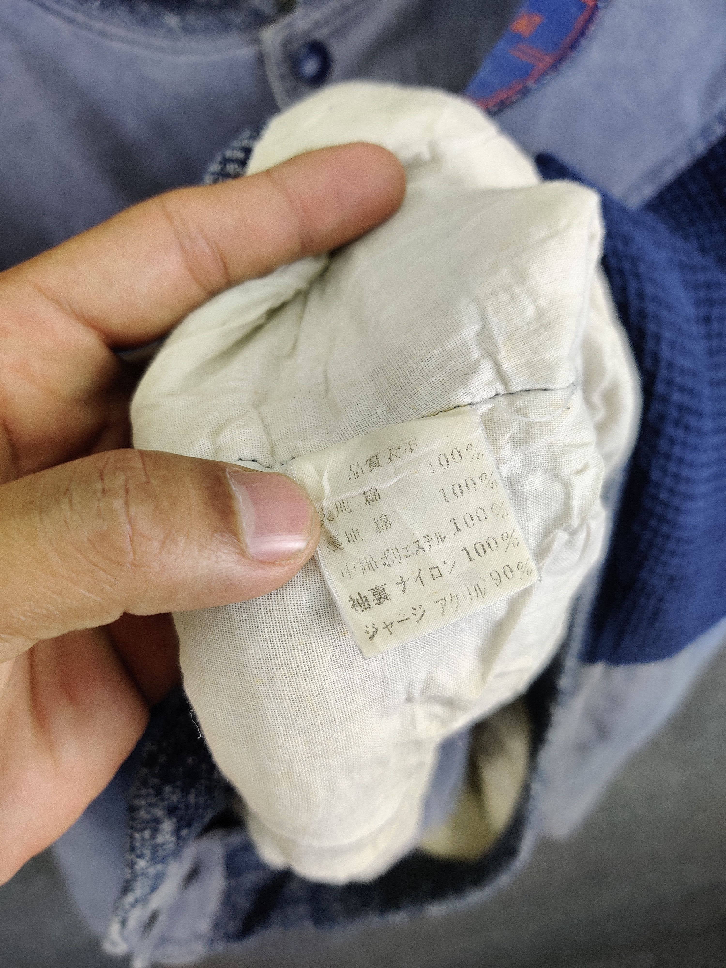 Japanese Brand Vintage King Jonathan Parachute Denim Bomber Jacket Size US XL / EU 56 / 4 - 9 Thumbnail