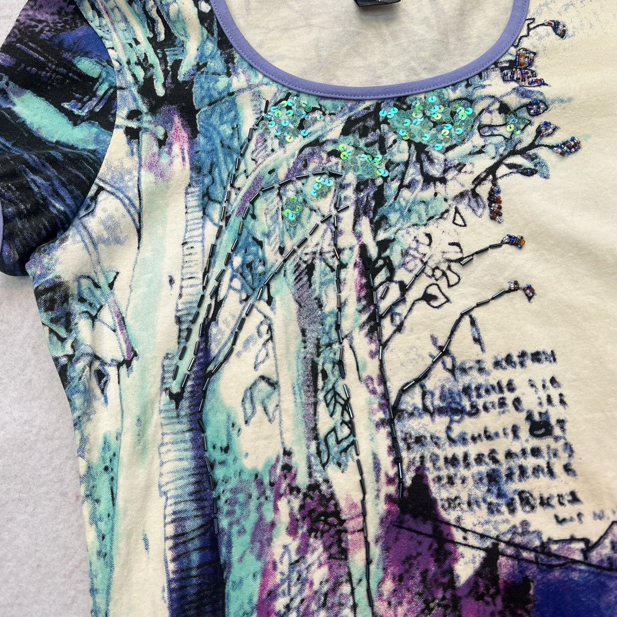 Custo Barcelona Custo Barcelona Printed Top Size M / US 6-8 / IT 42-44 - 2 Thumbnail