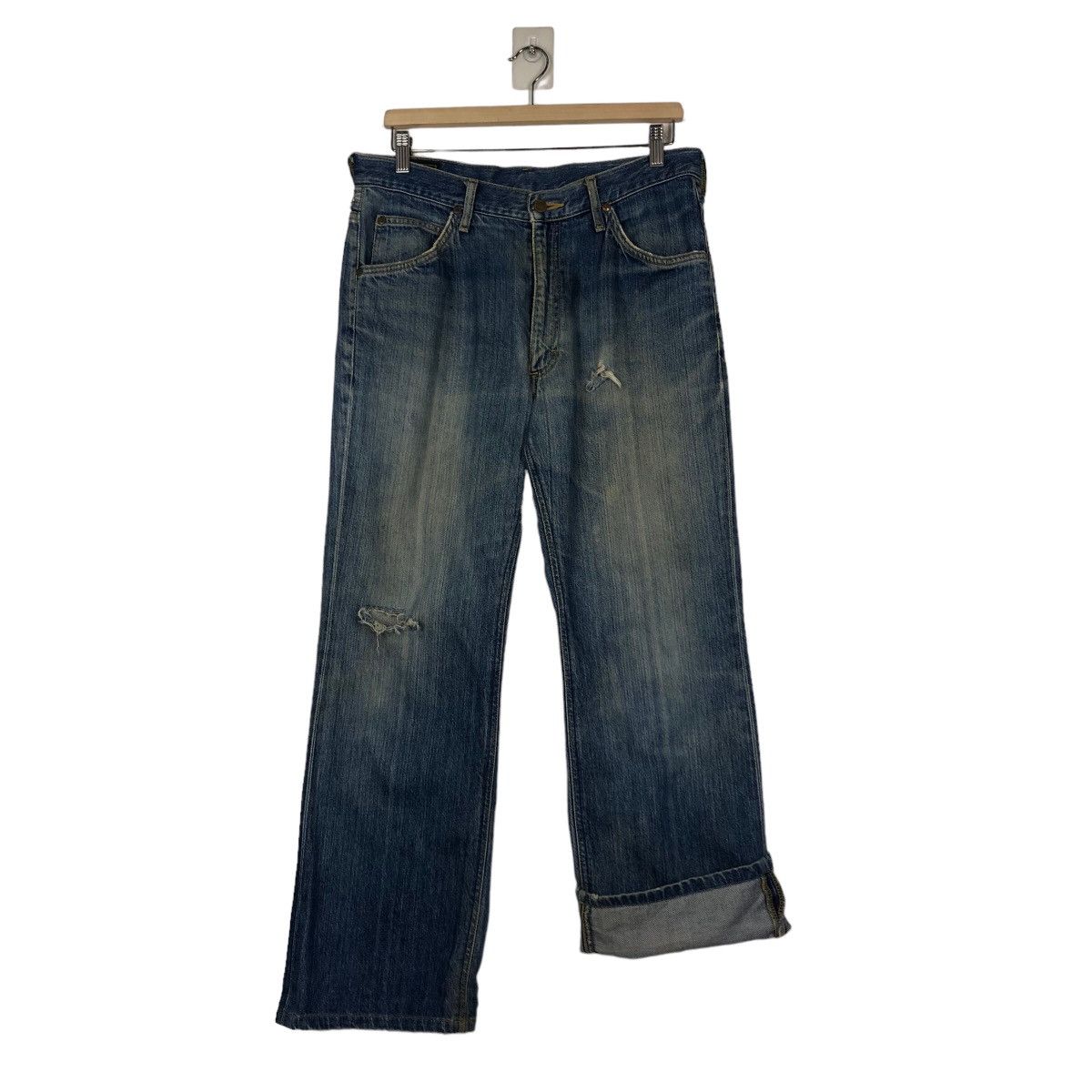 Japanese Brand 🔥Vintage Denim Jeans Lee Rider Biker Size US 32 / EU 48 - 14 Thumbnail
