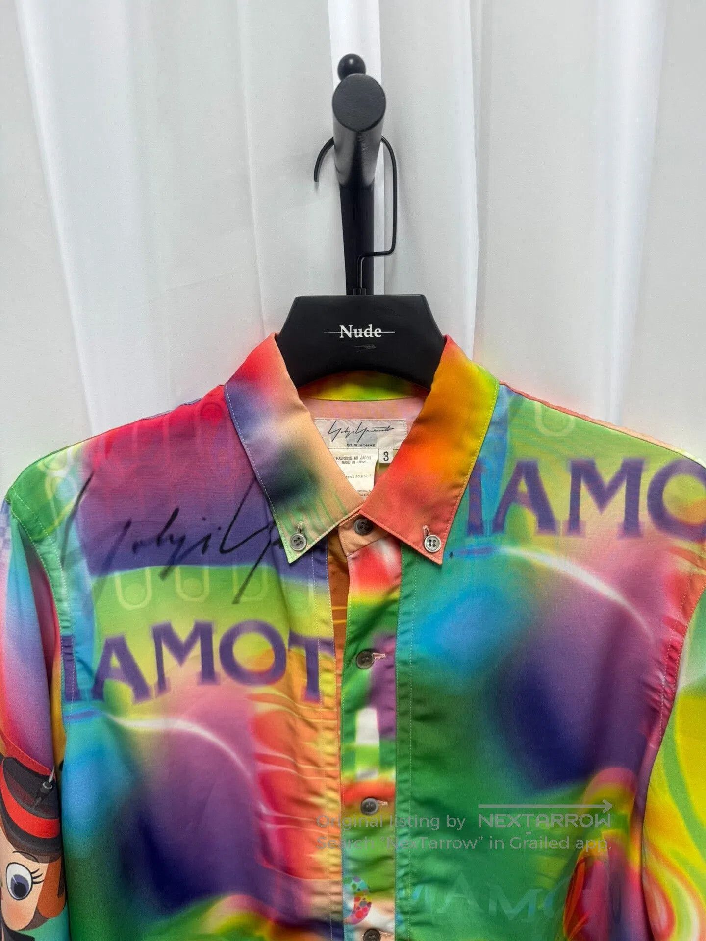 Yohji Yamamoto yohji yamamoto pour homme psychedelic shirt. Size US M / EU 48-50 / 2 - 4 Thumbnail