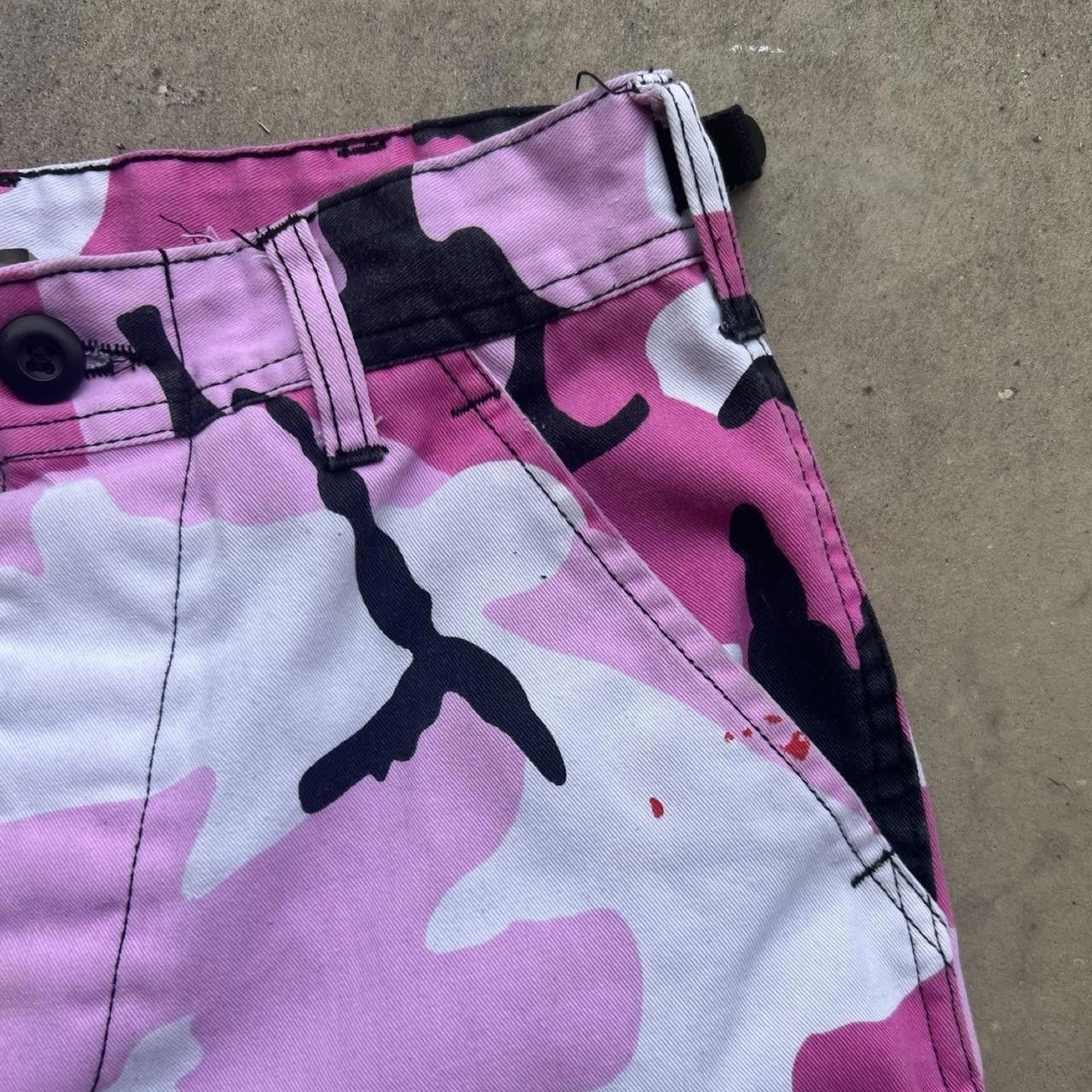 Designer Xs Pink And Black Camo Size 30" / US 8 / IT 44 - 3 Thumbnail