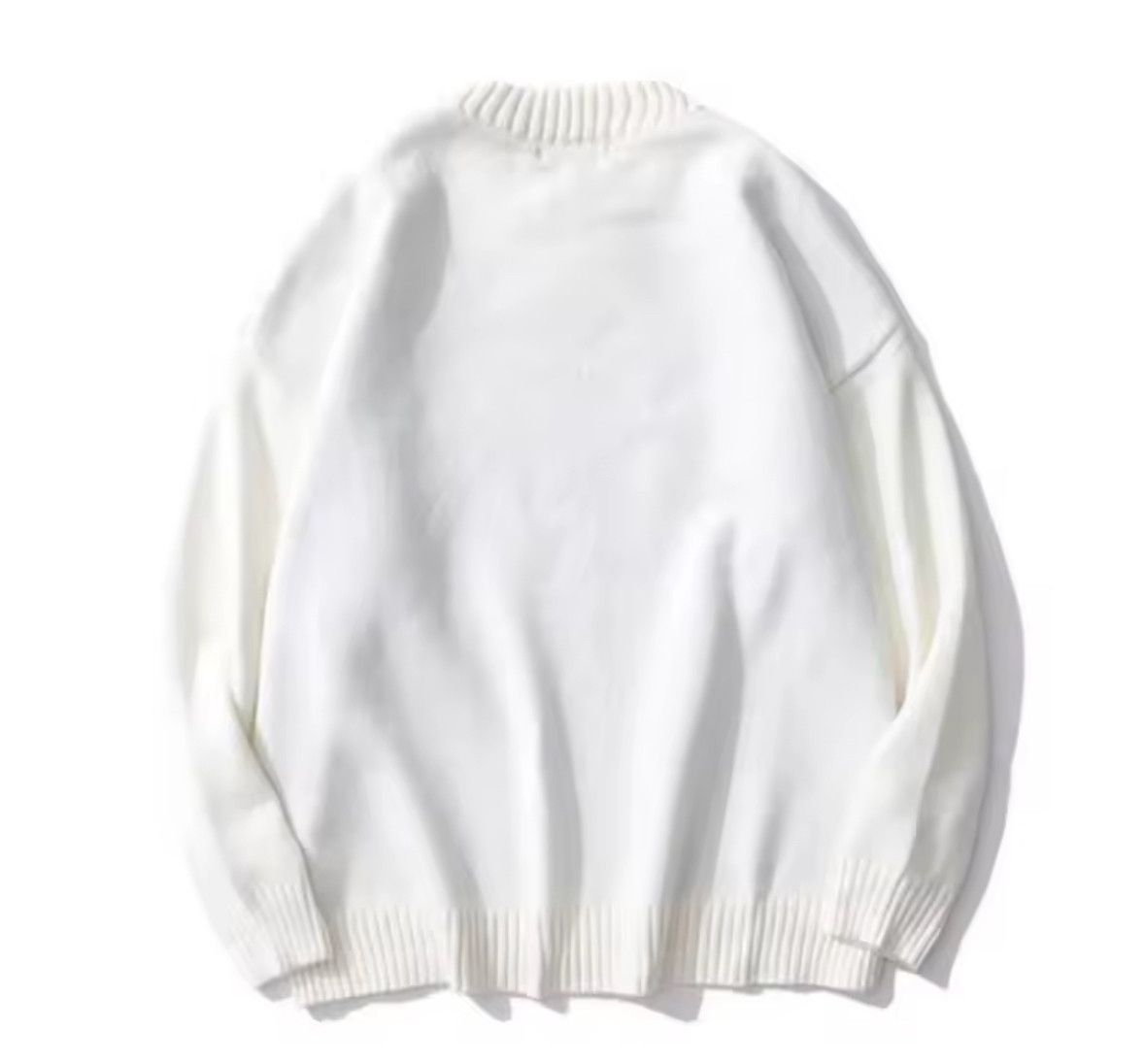 Japanese Brand Streetwear Y2K Retro Anime Girl Unisex Knitted Sweater Size US XL / EU 56 / 4 - 2 Thumbnail