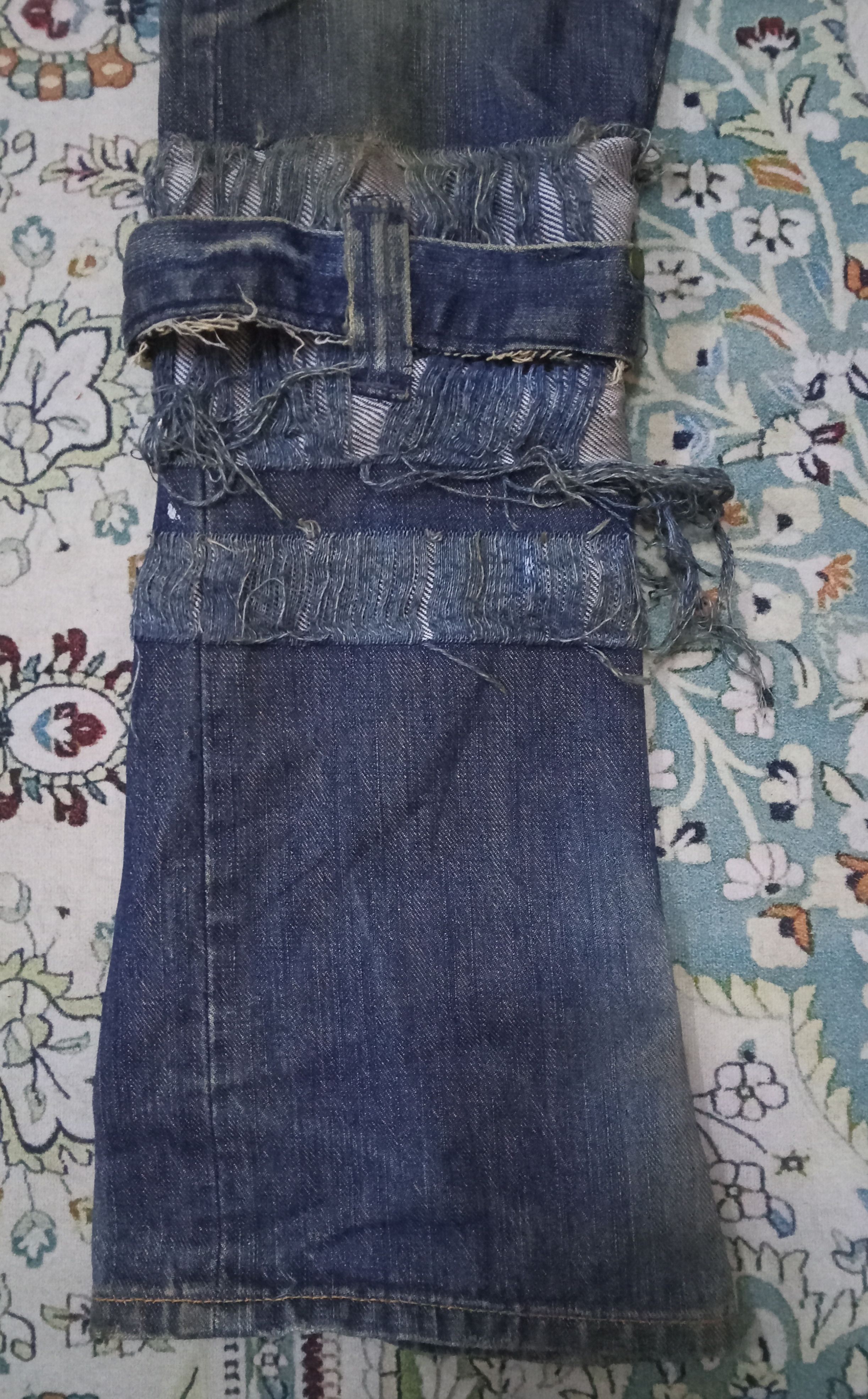 JACKROSE Jackrose Luv Maison Distressed Rare Design Jeans Size US 30 / EU 46 - 9 Thumbnail