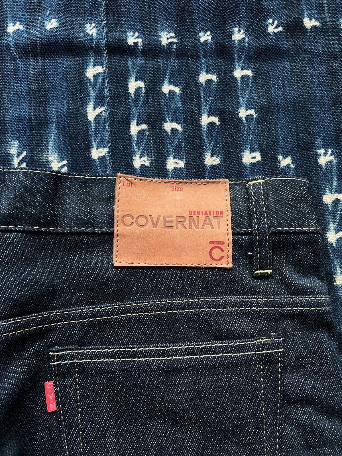 Japanese Brand Rigid Orange Selvedge Denim Jeans Size US 33 - 9 Thumbnail